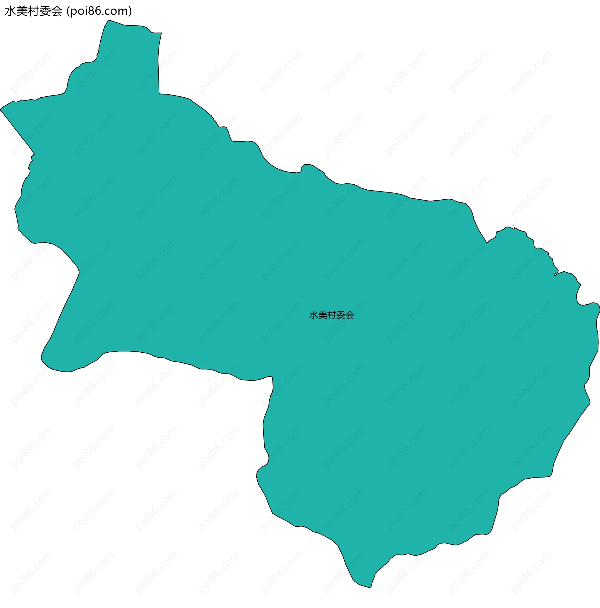 水美村委会边界地图