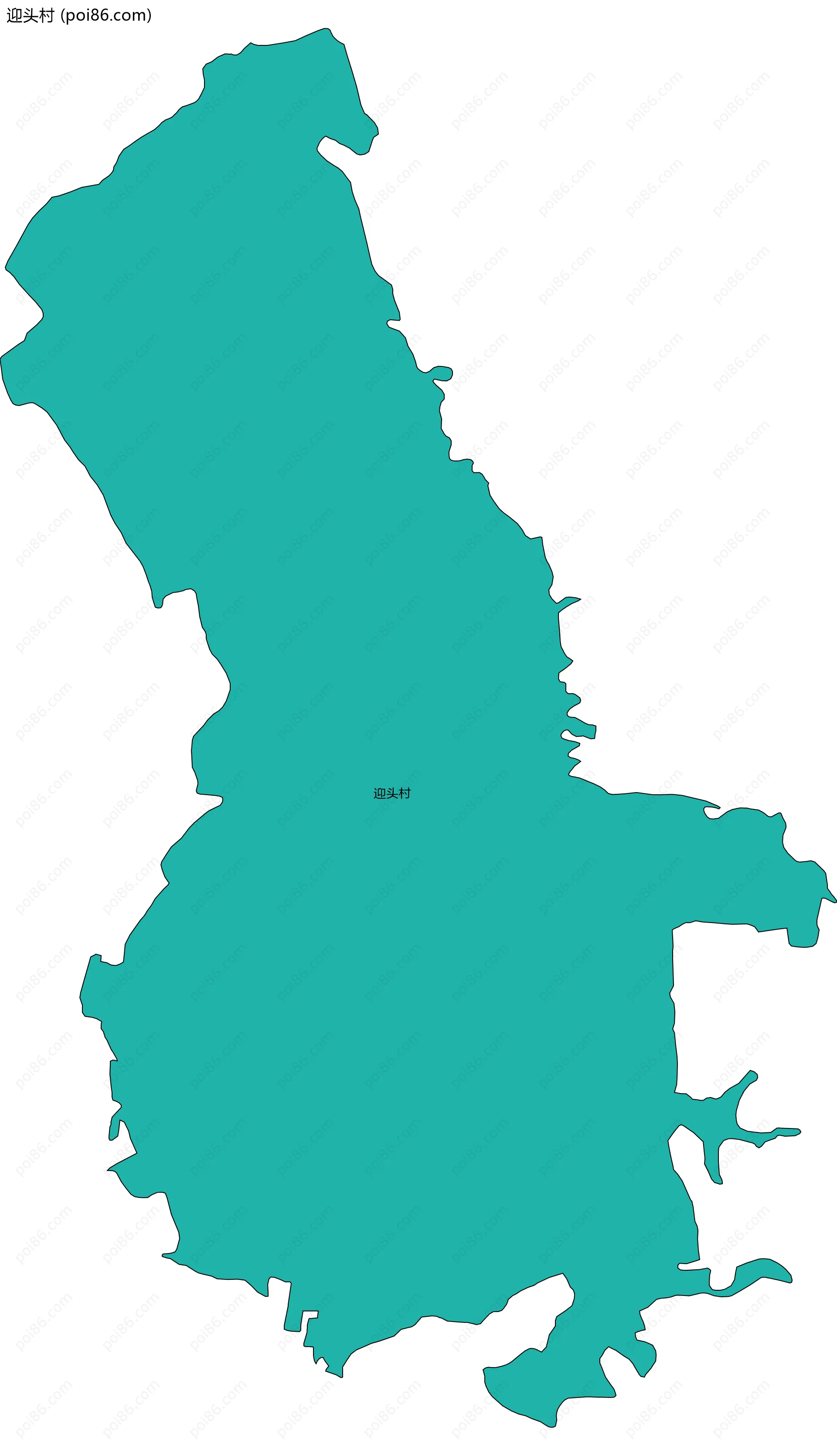 迎头村边界地图