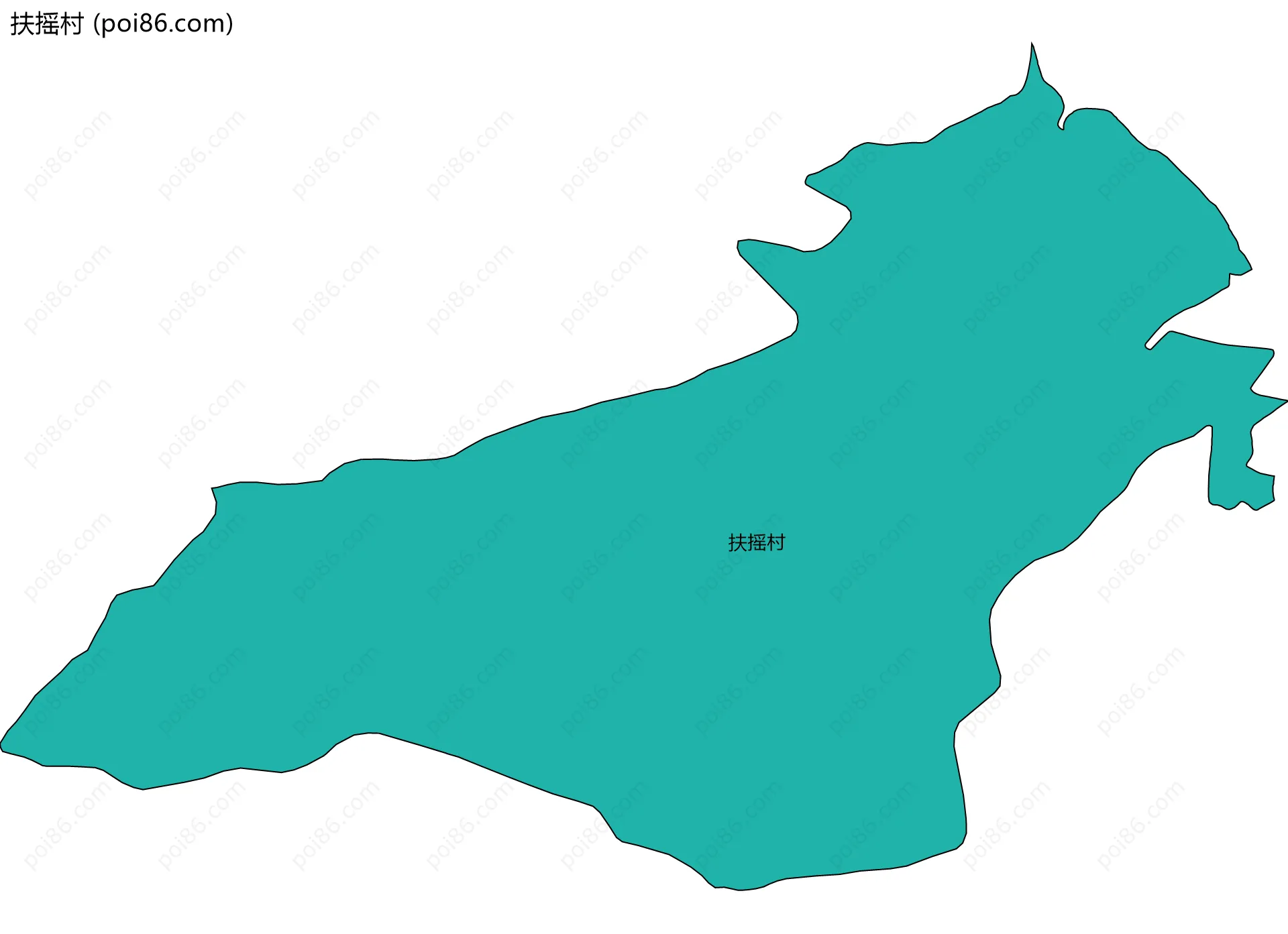 扶摇村边界地图