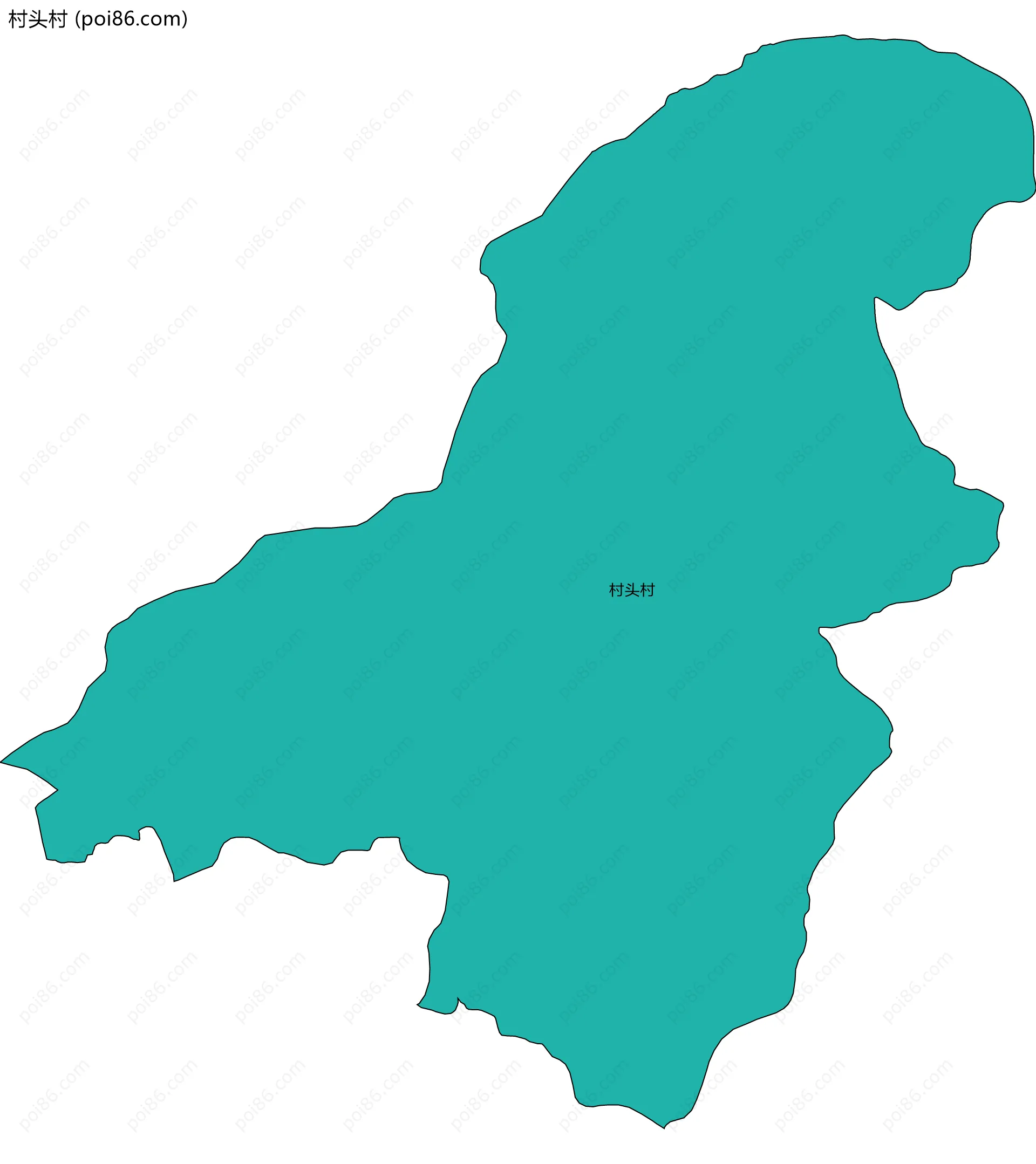 村头村边界地图