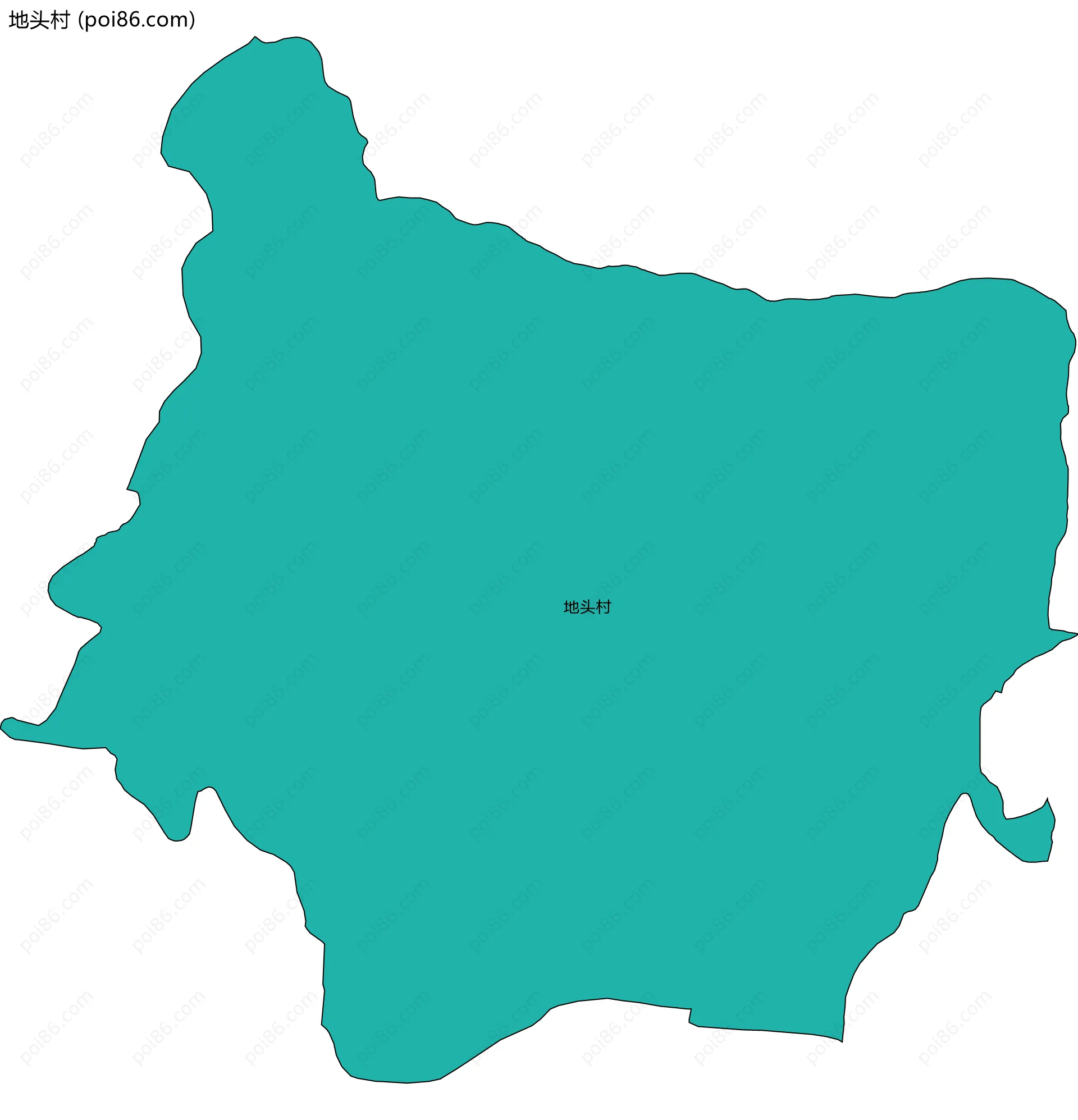 地头村边界地图