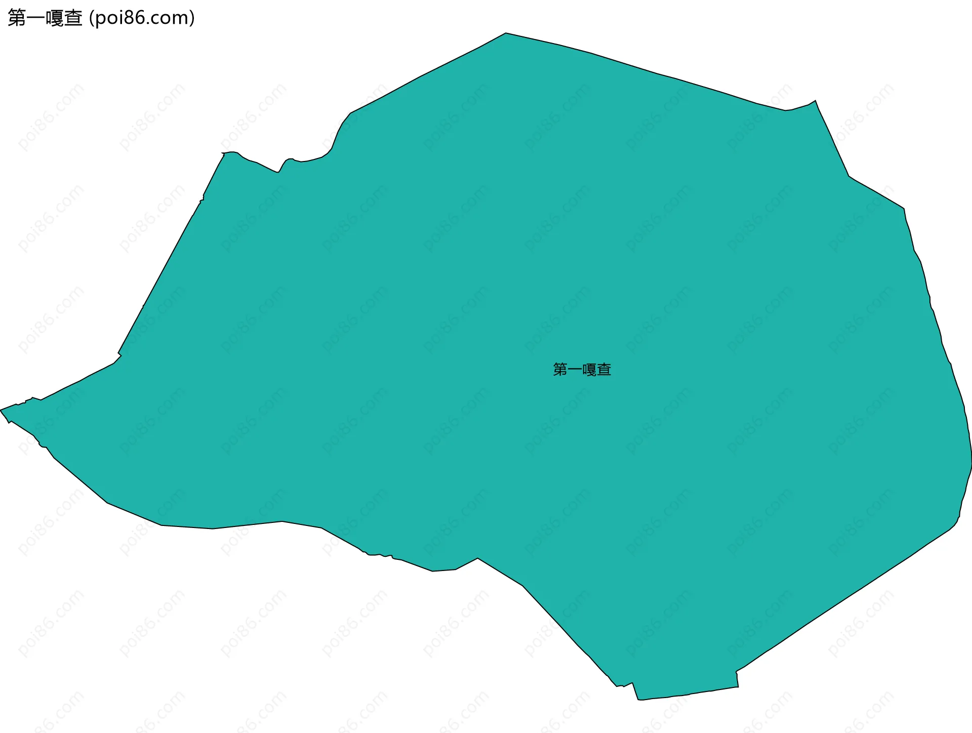 第一嘎查边界地图