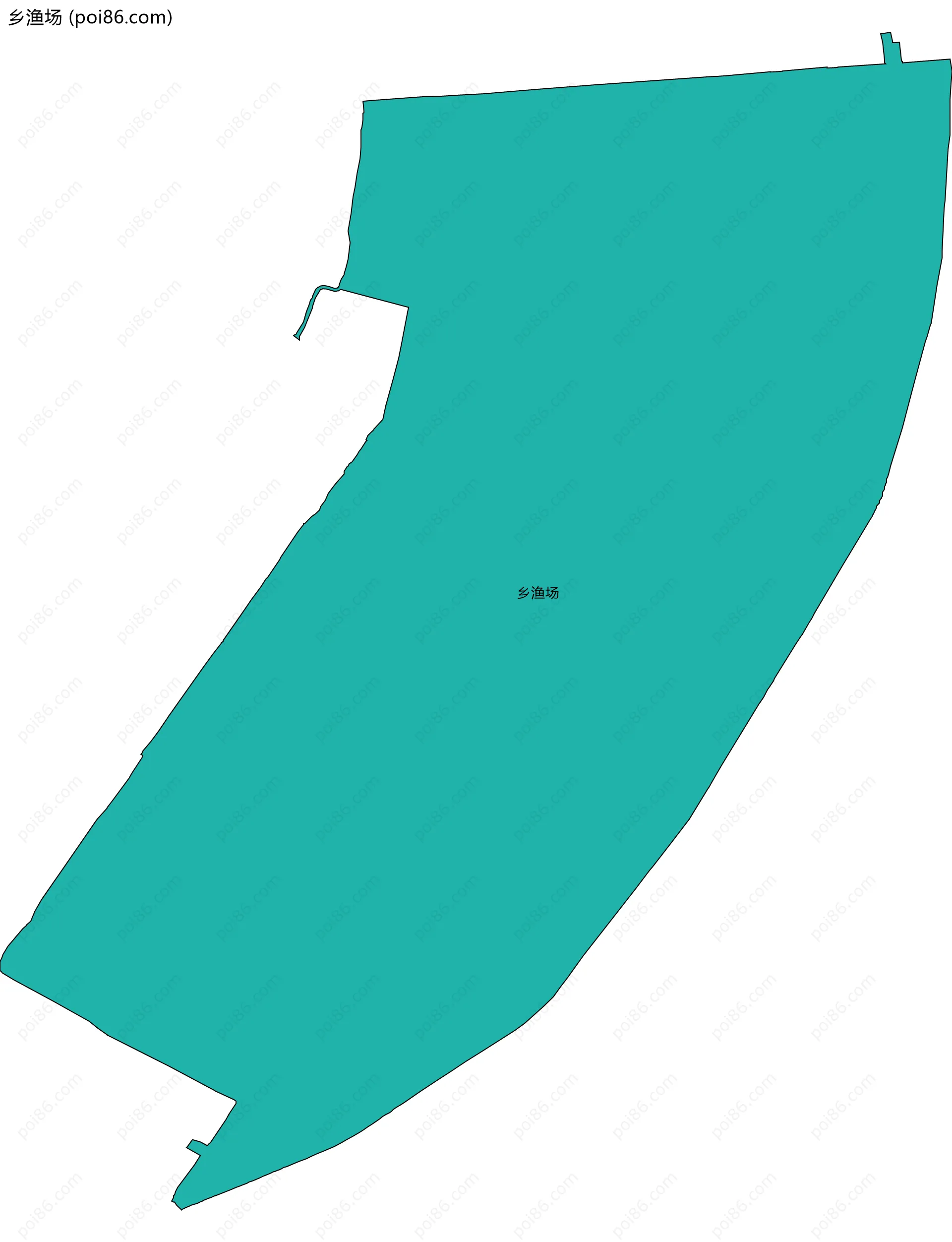 乡渔场边界地图