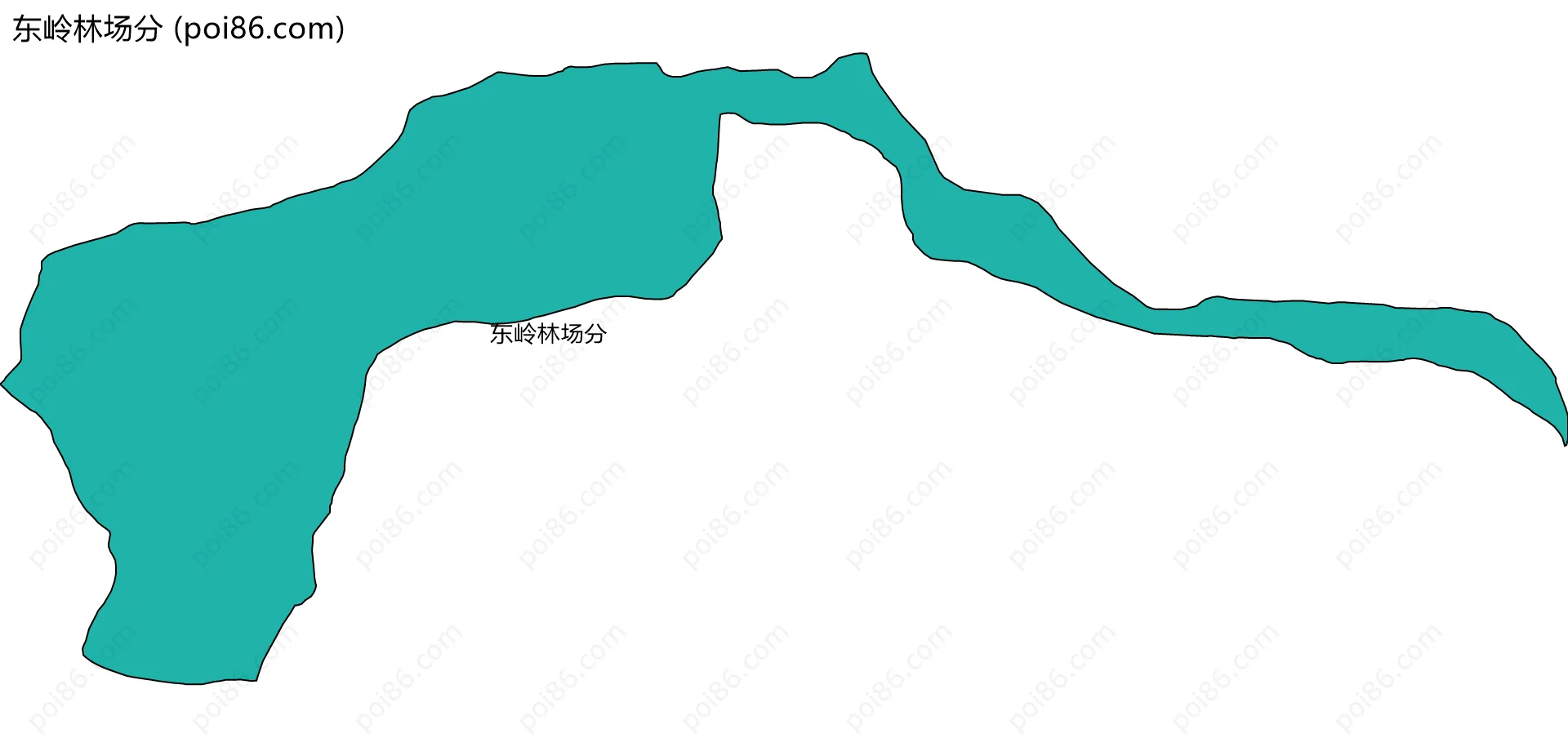 东岭林场分边界地图