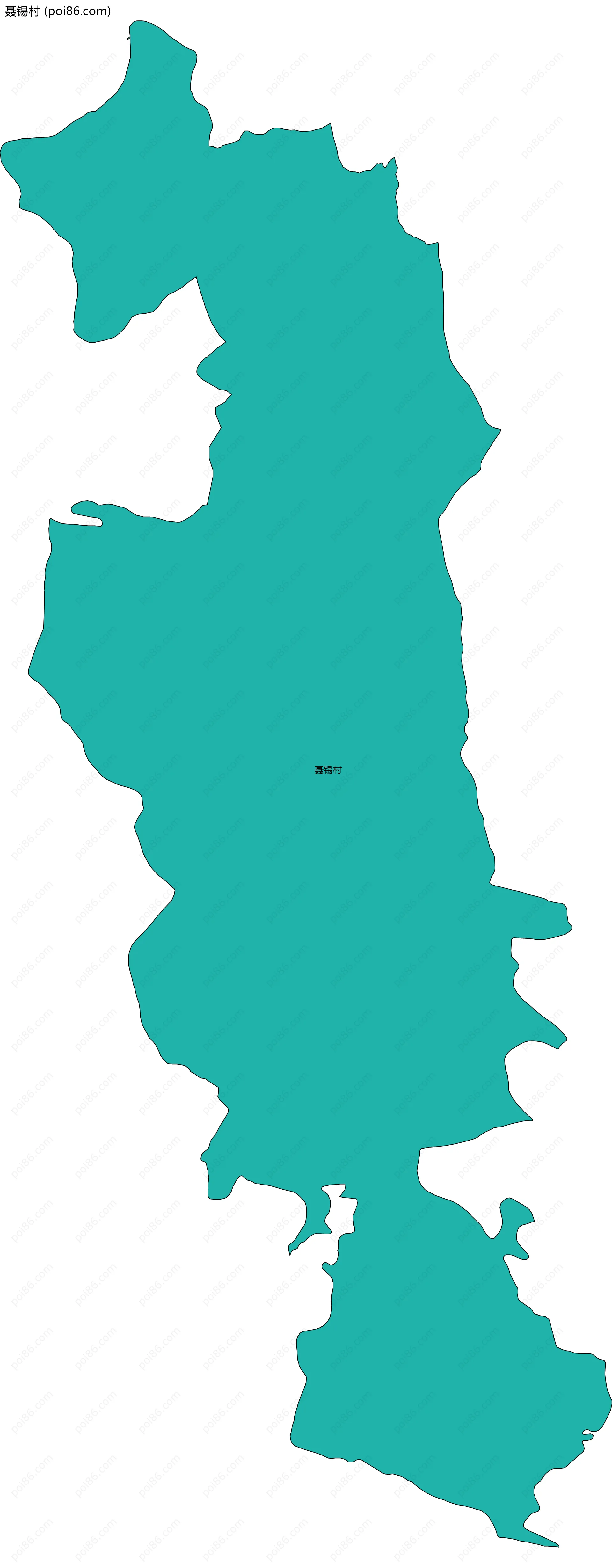 聂锡村边界地图