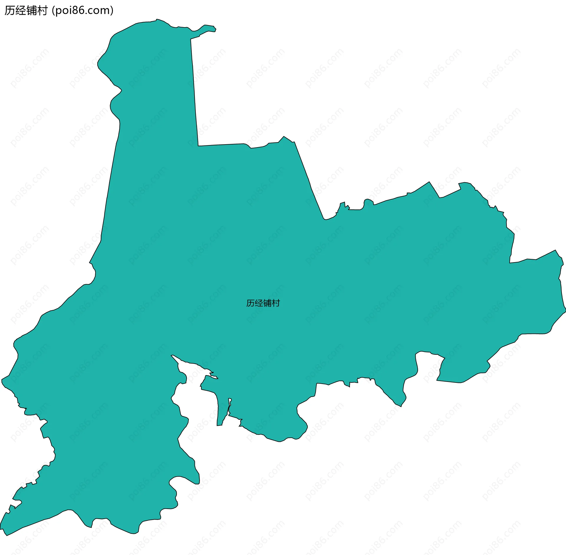 历经铺村边界地图