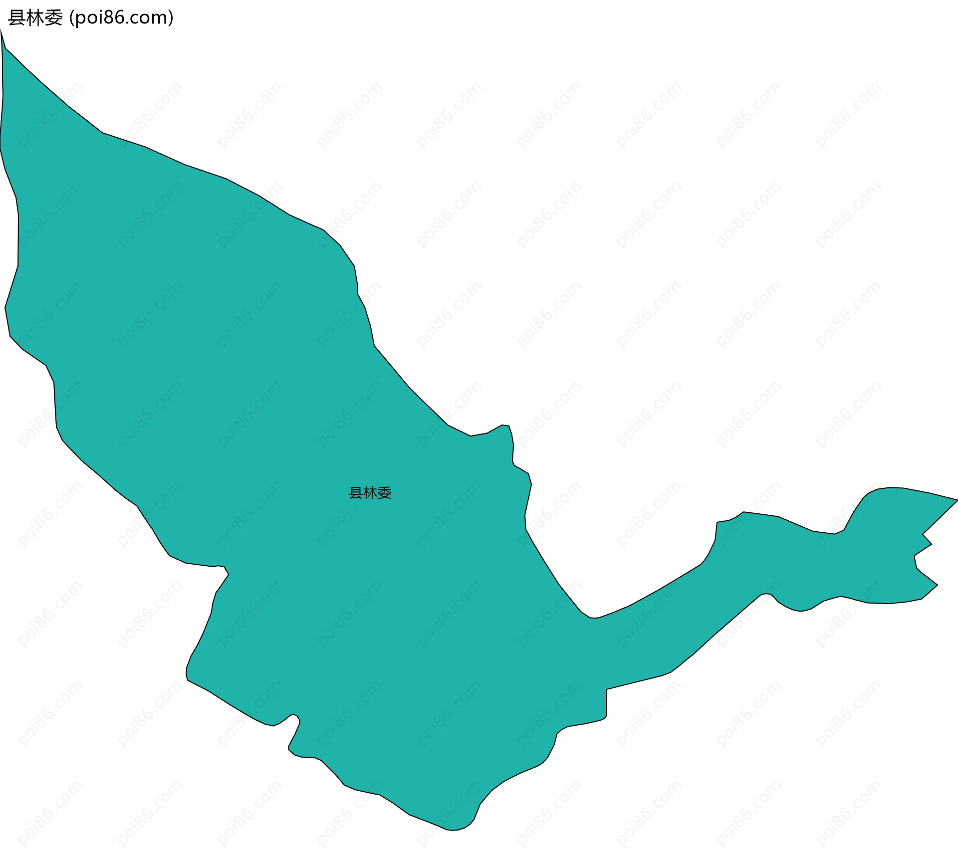 县林委边界地图