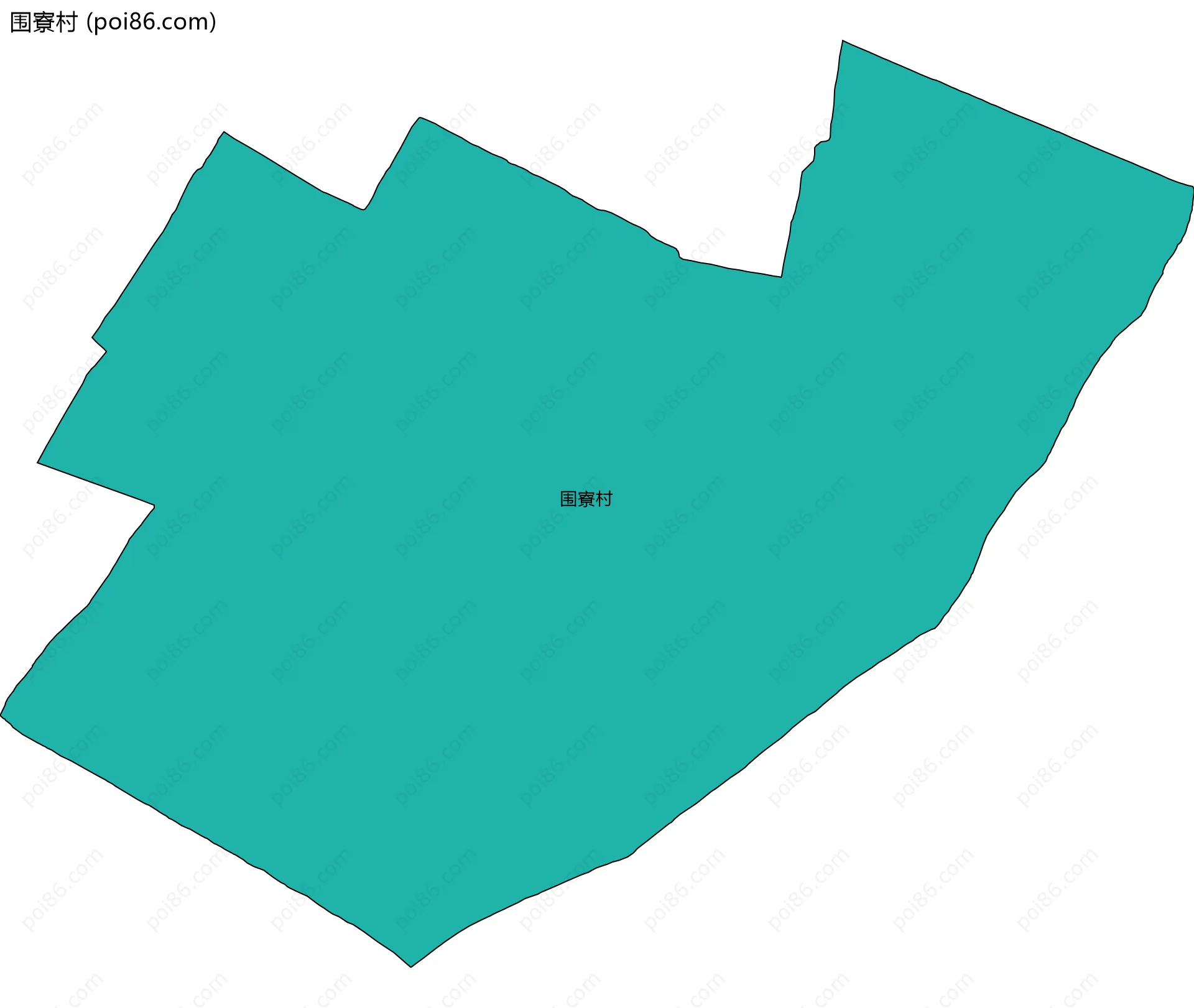 围寮村边界地图