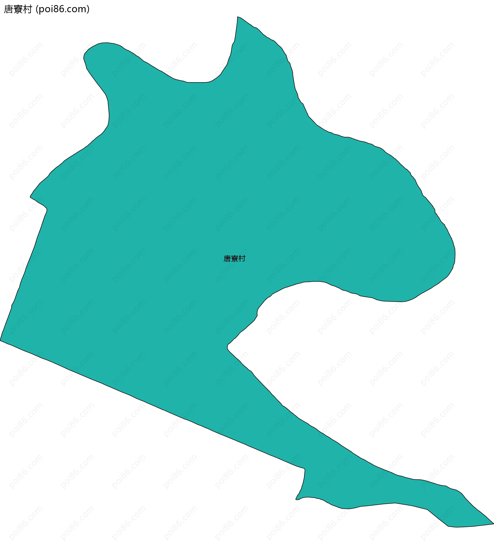 唐寮村边界地图