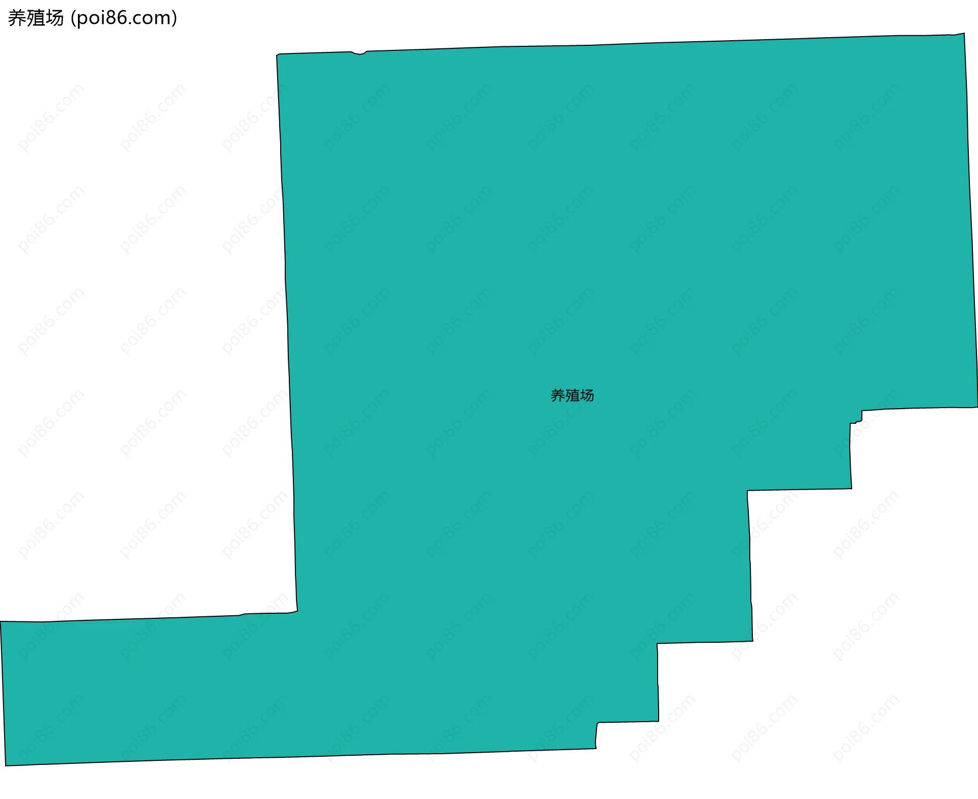 养殖场边界地图