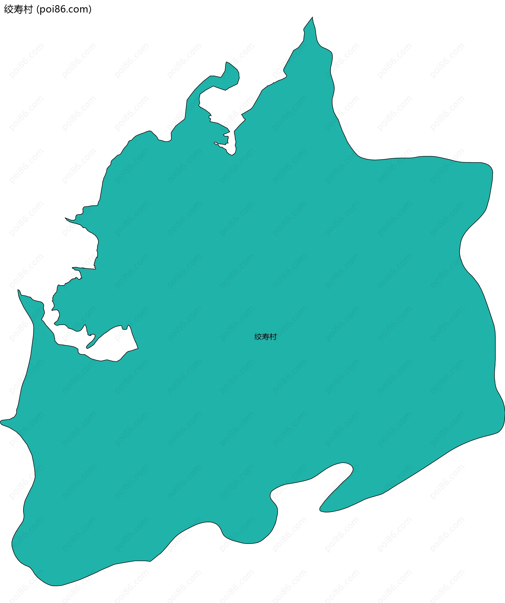 绞寿村边界地图