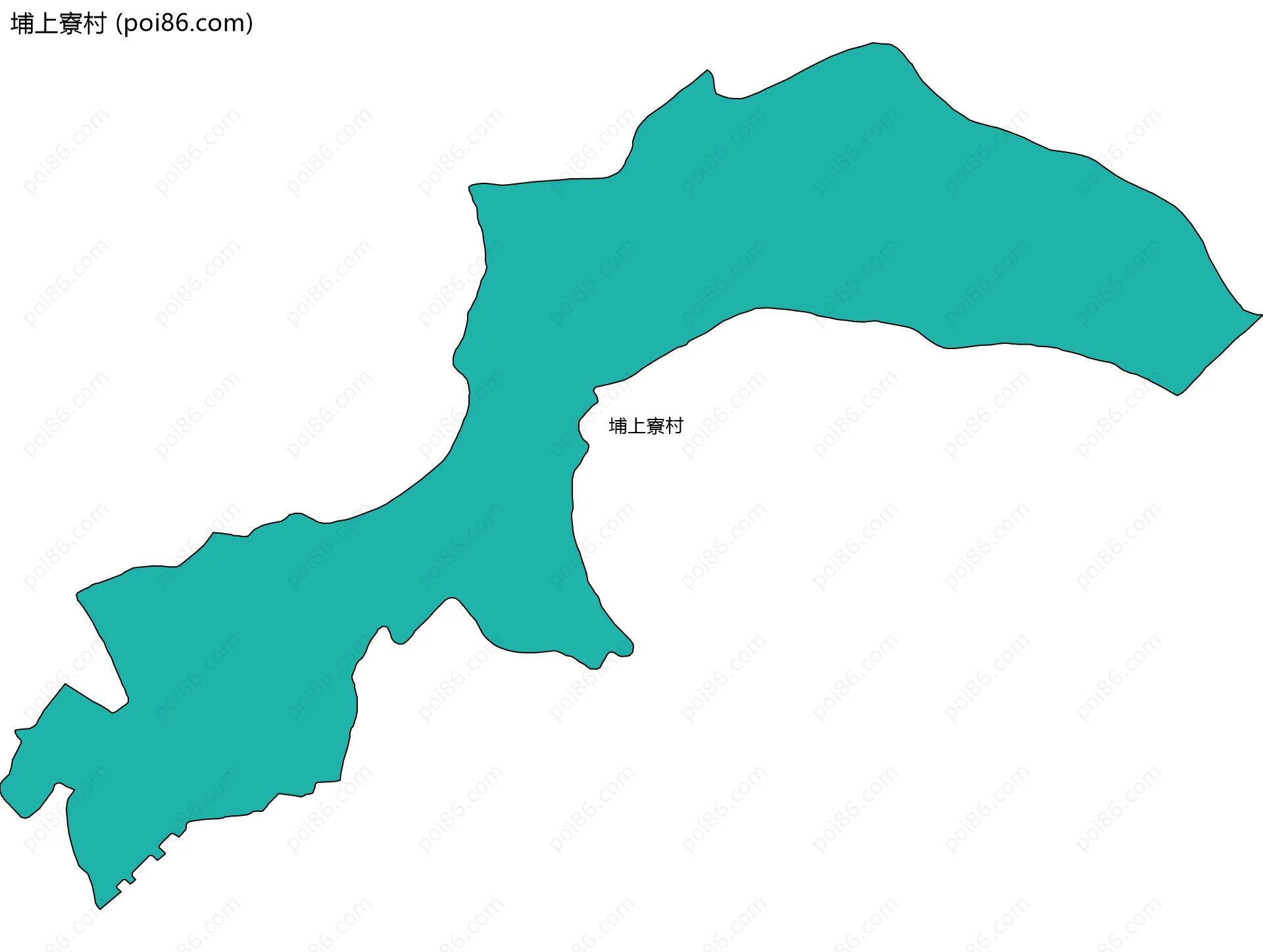 埔上寮村边界地图