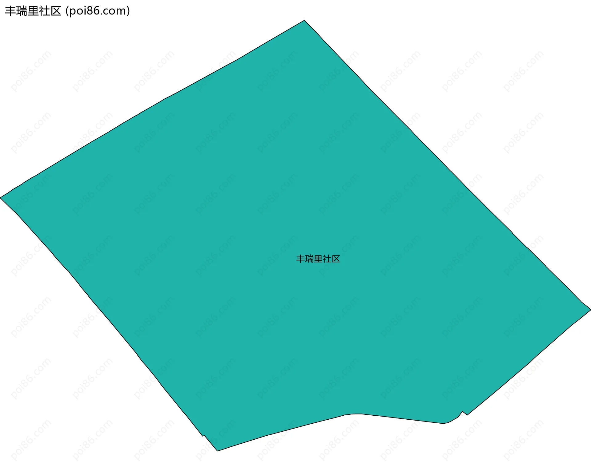 丰瑞里社区边界地图