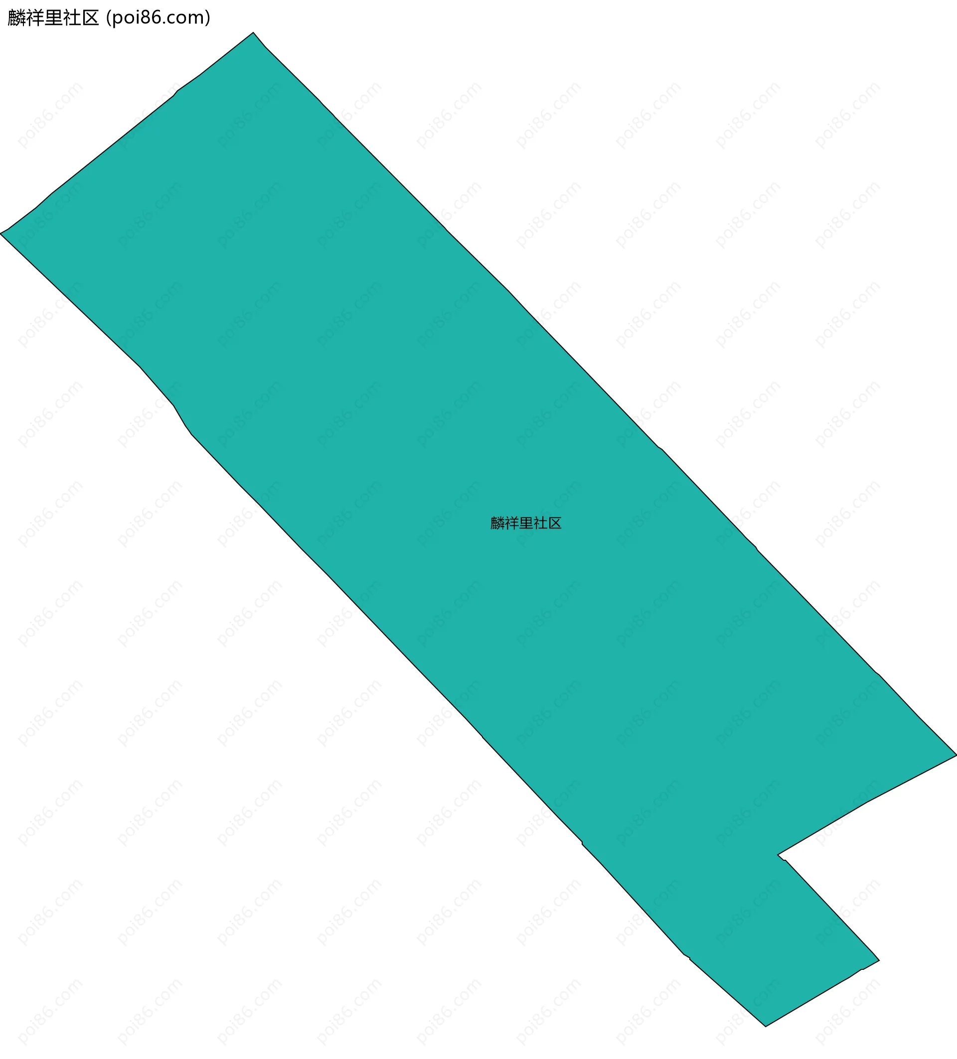 麟祥里社区边界地图