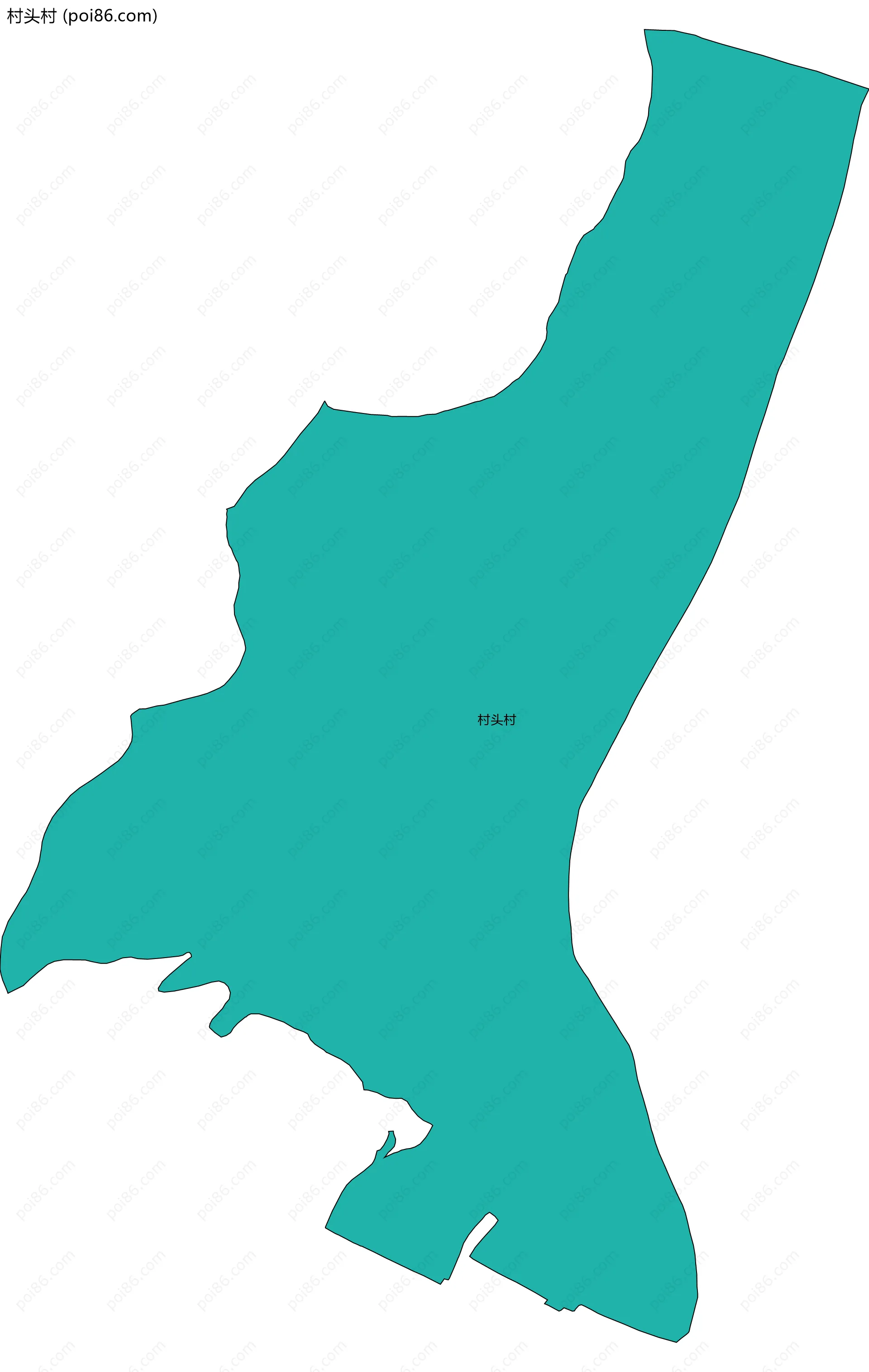 村头村边界地图