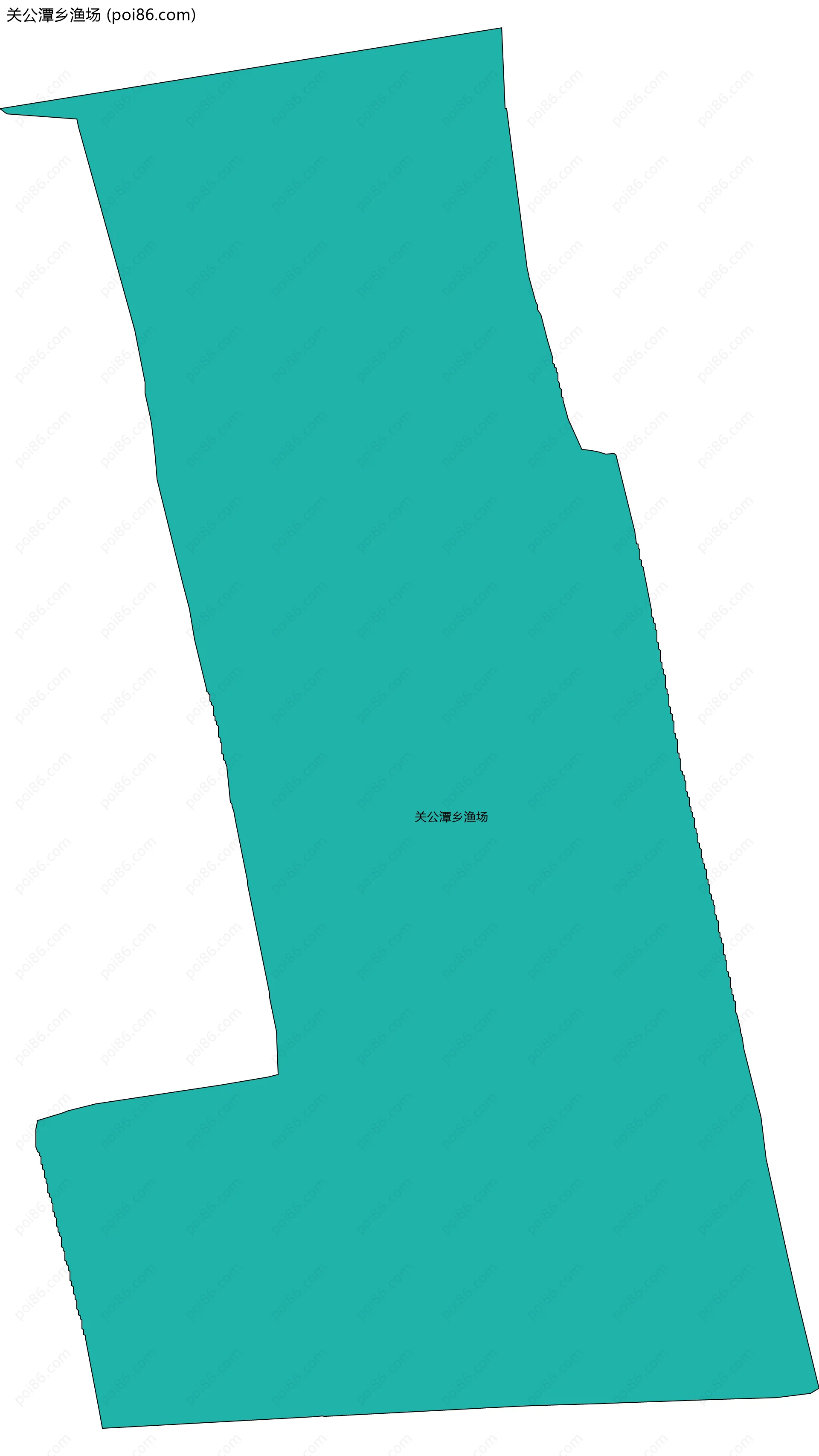 关公潭乡渔场边界地图