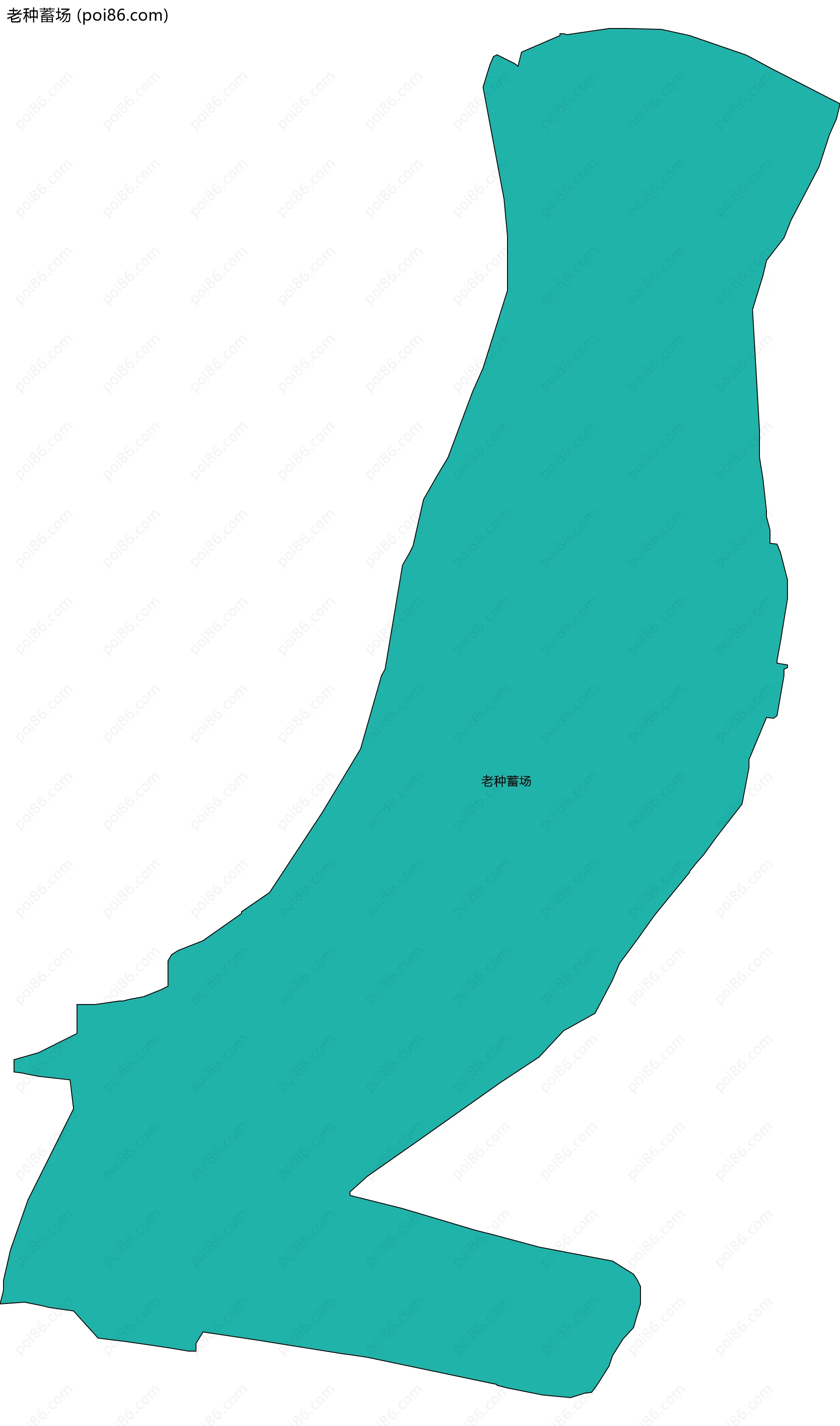 老种蓄场边界地图