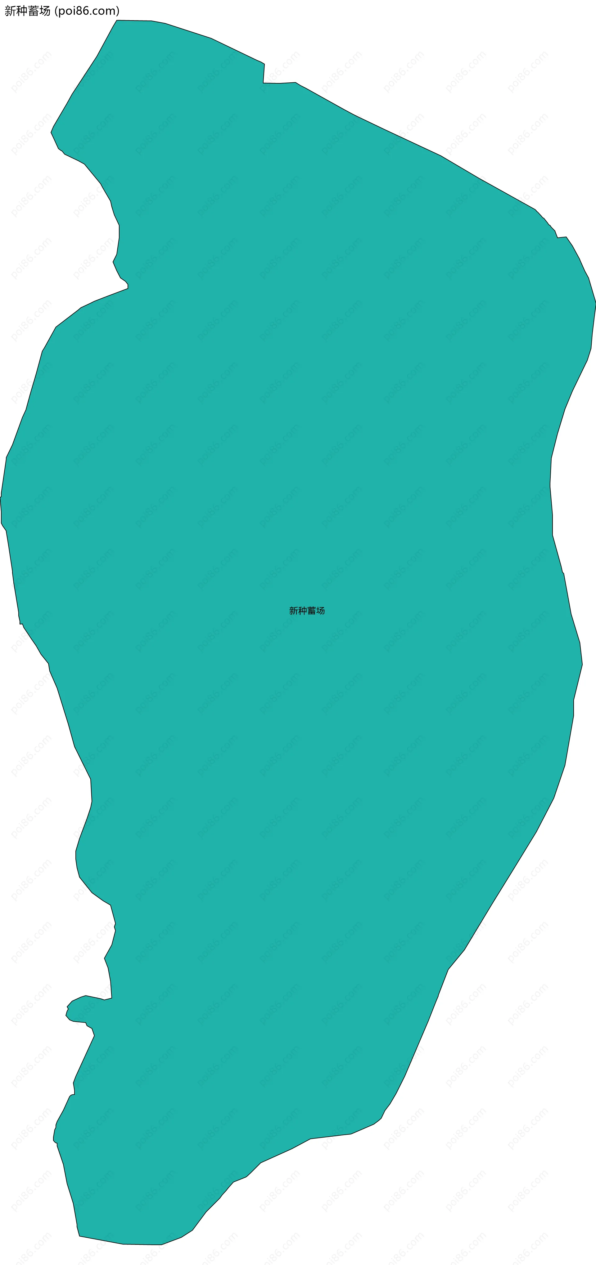 新种蓄场边界地图