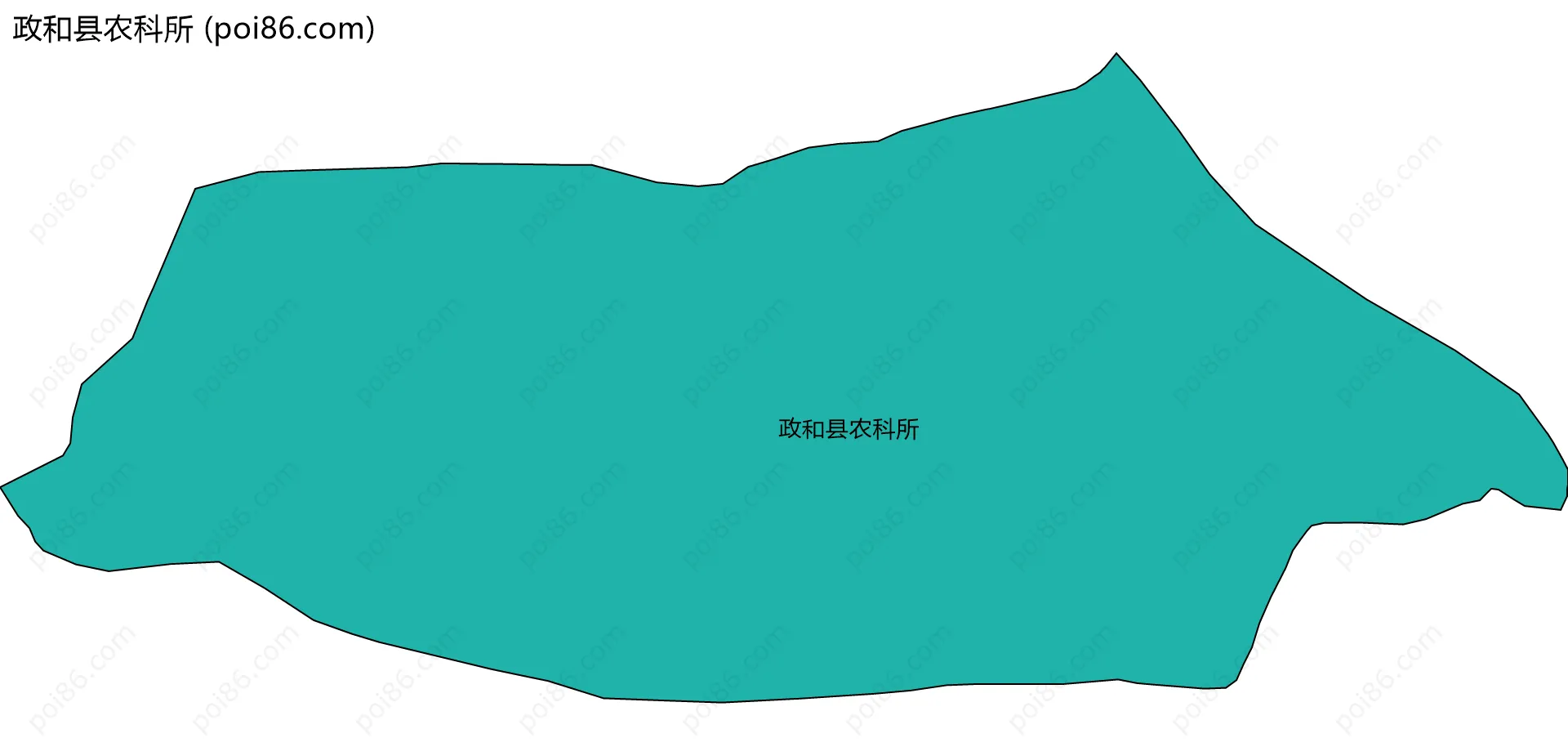 政和县农科所边界地图