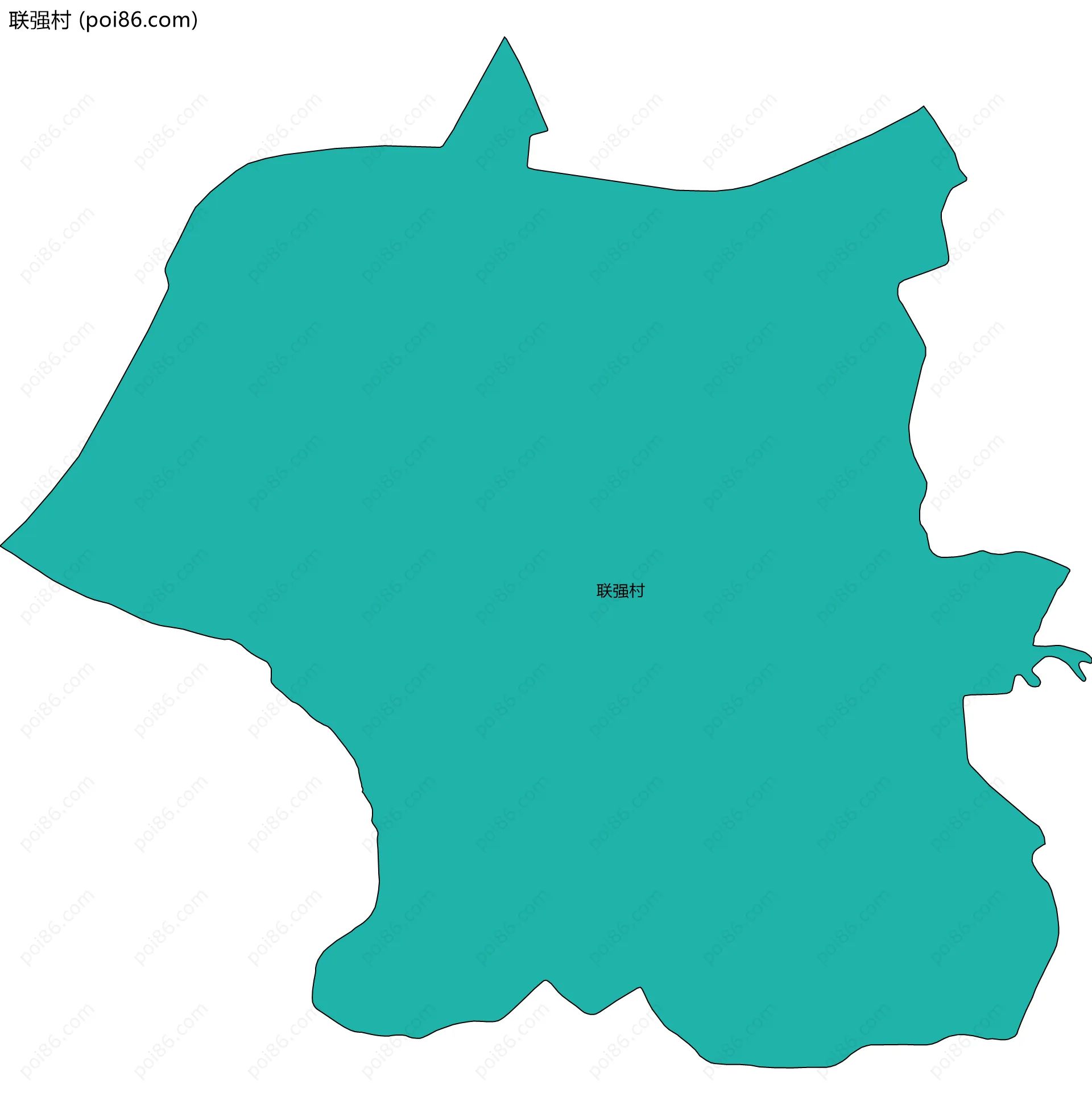 联强村边界地图