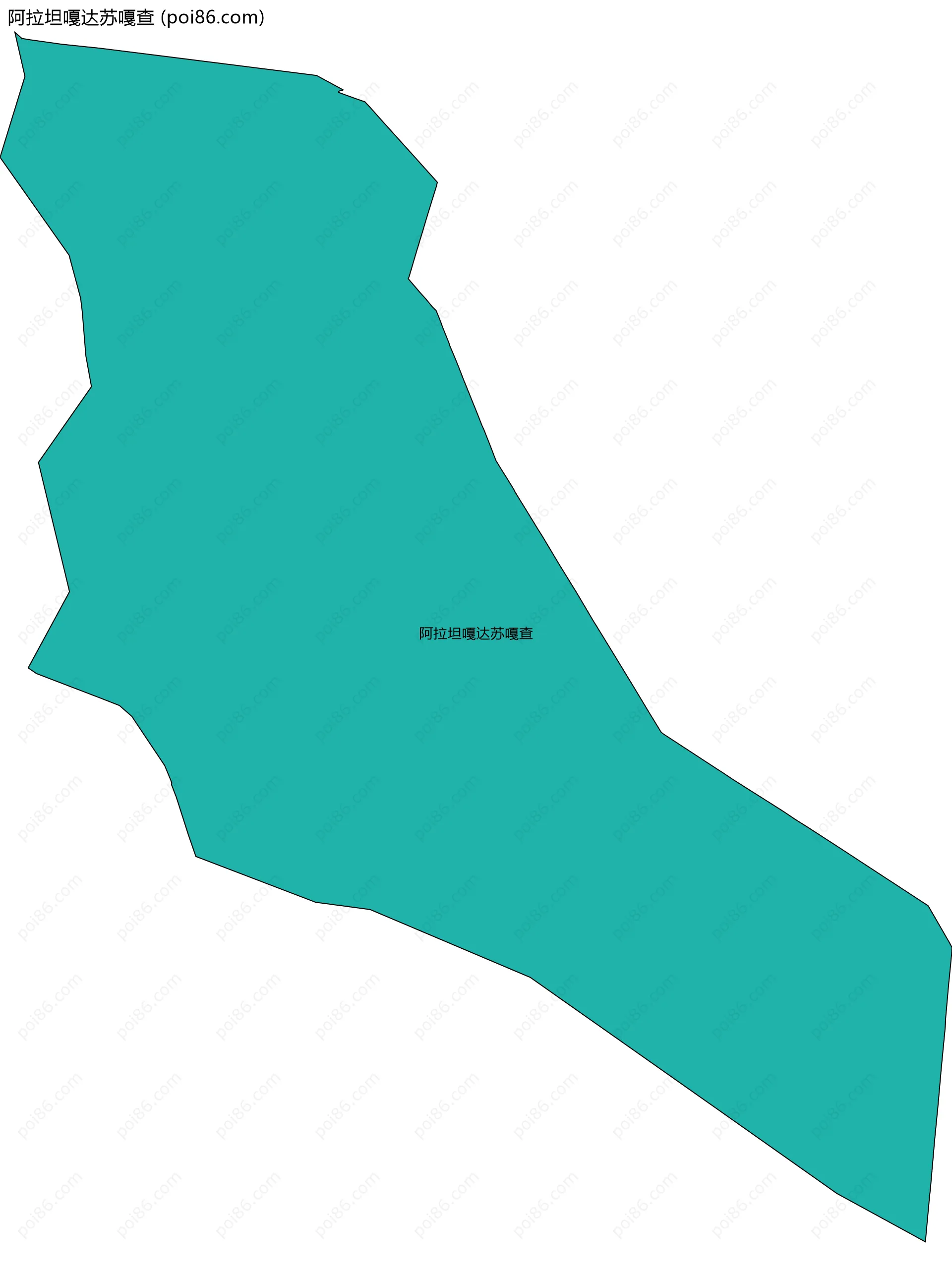 阿拉坦嘎达苏嘎查边界地图