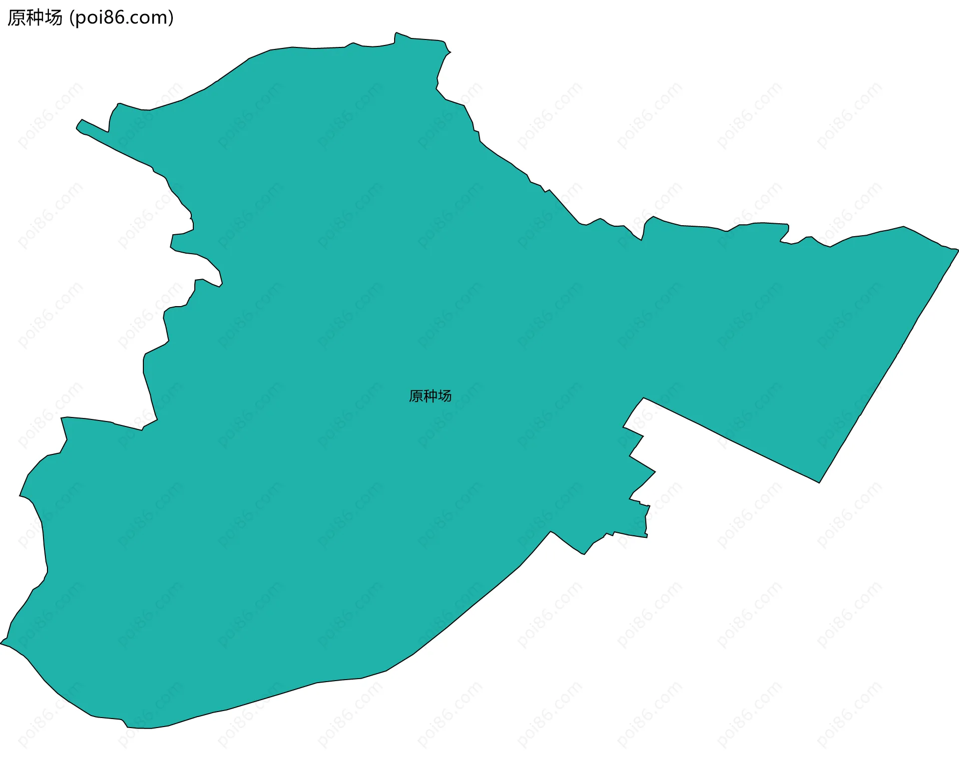 原种场边界地图