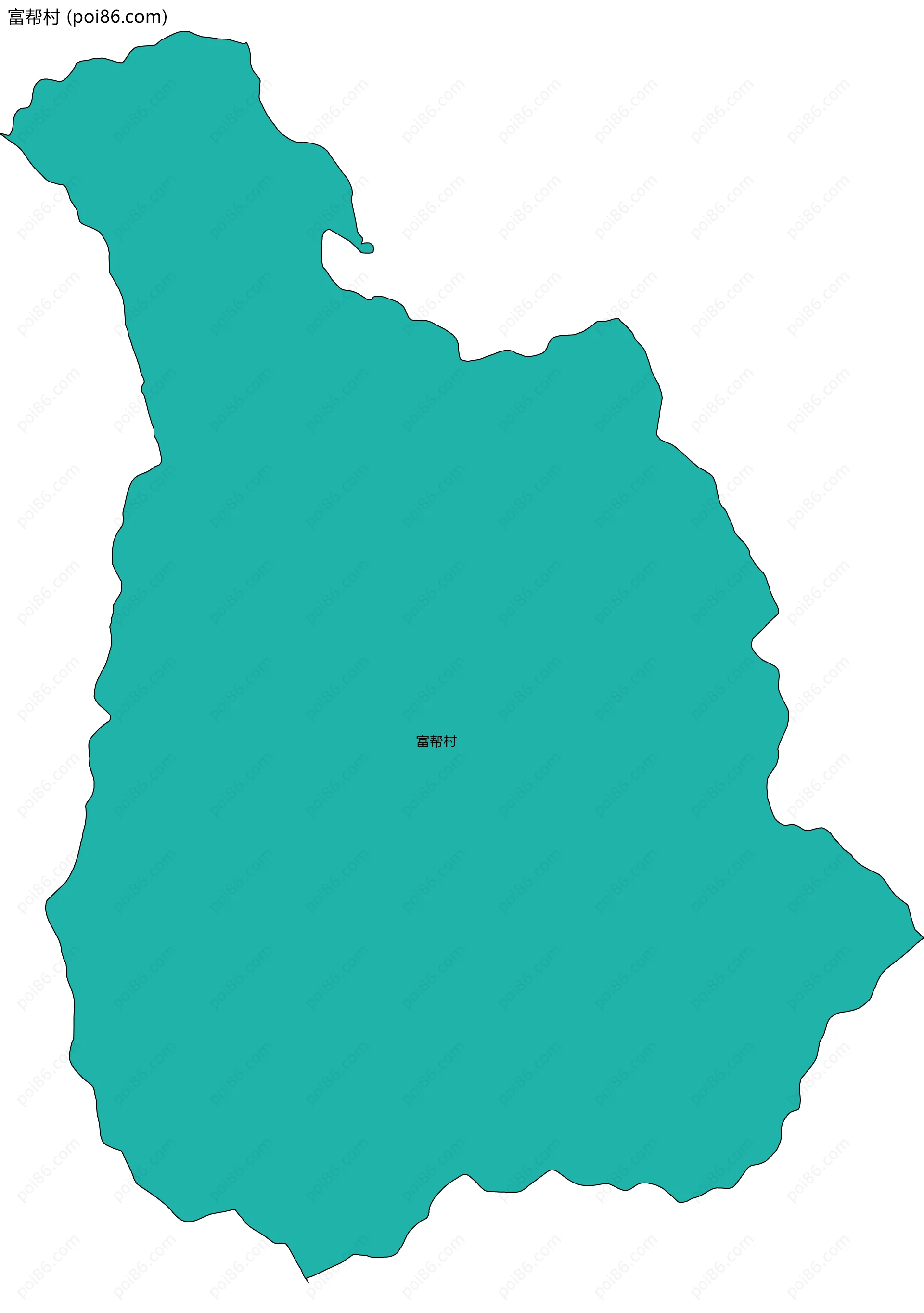 富帮村边界地图