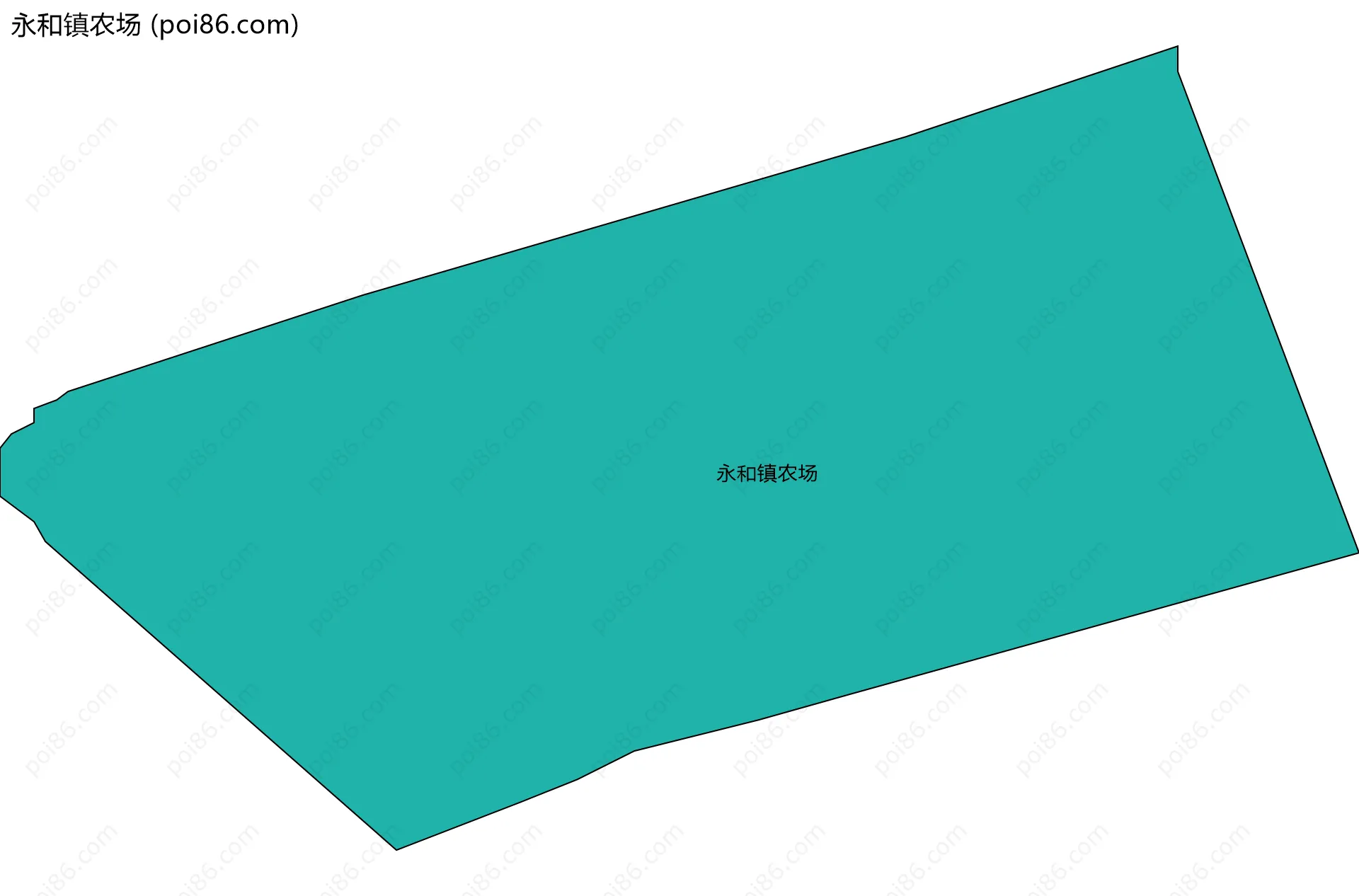 永和镇农场边界地图