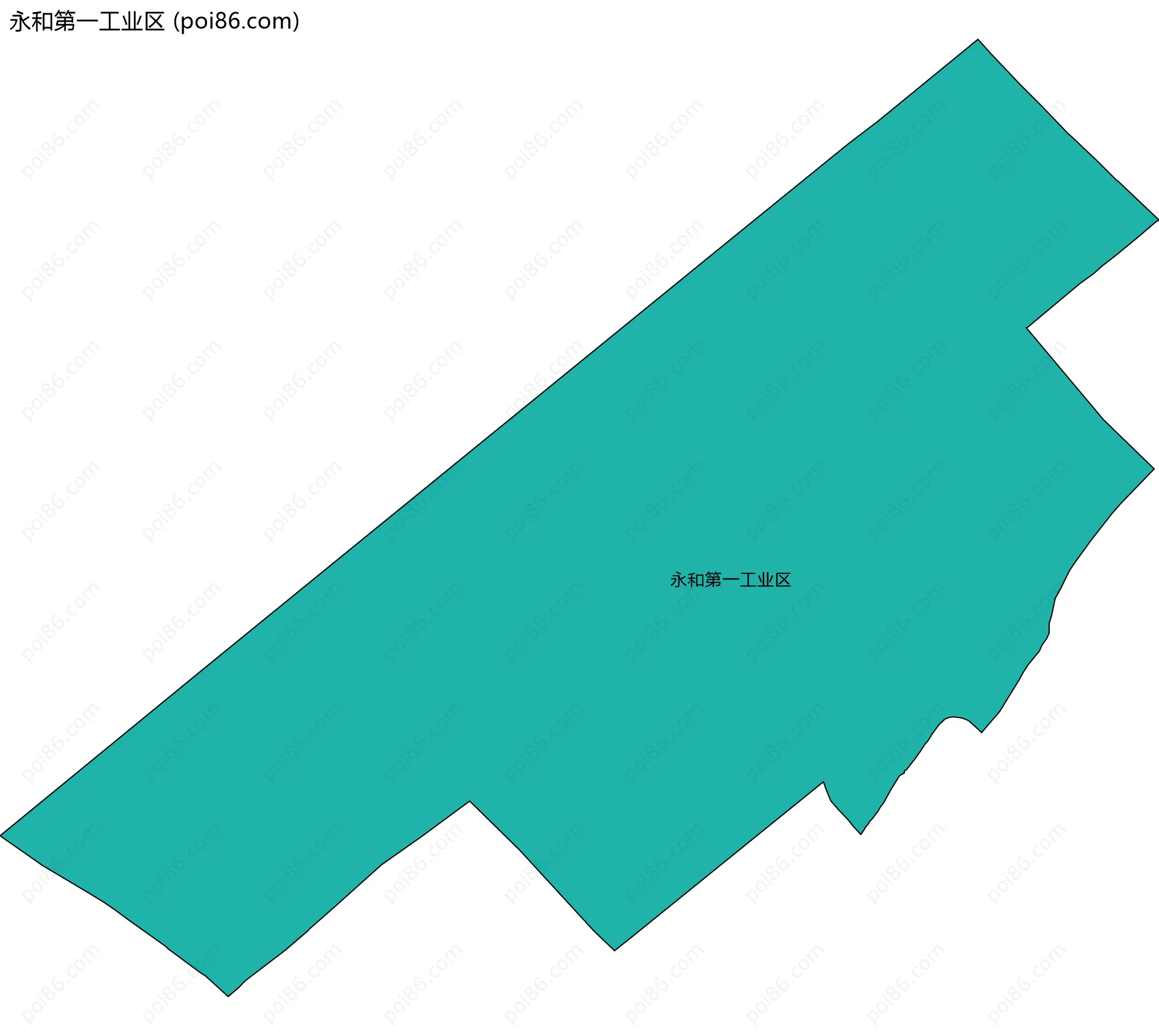 永和第一工业区边界地图