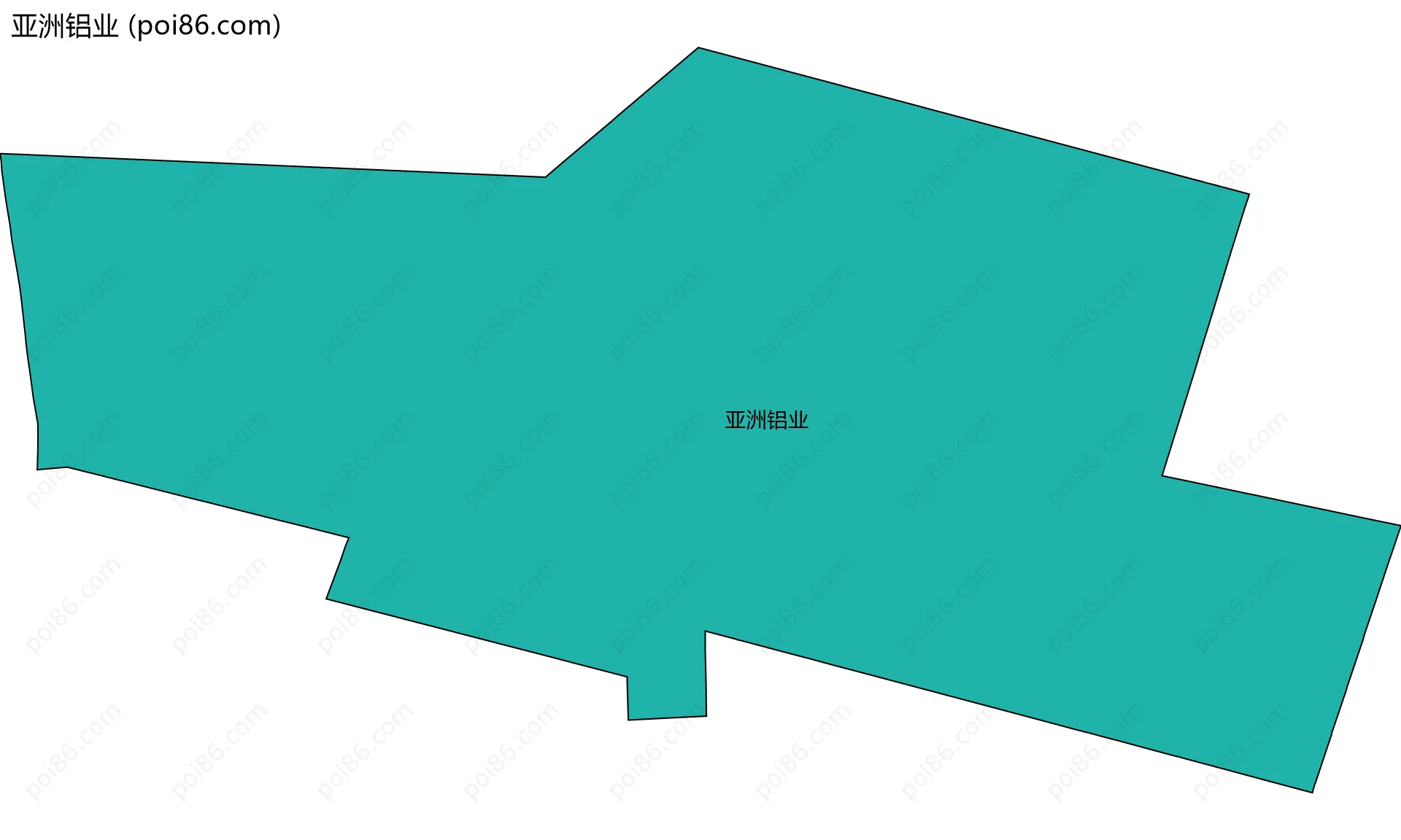 亚洲铝业边界地图