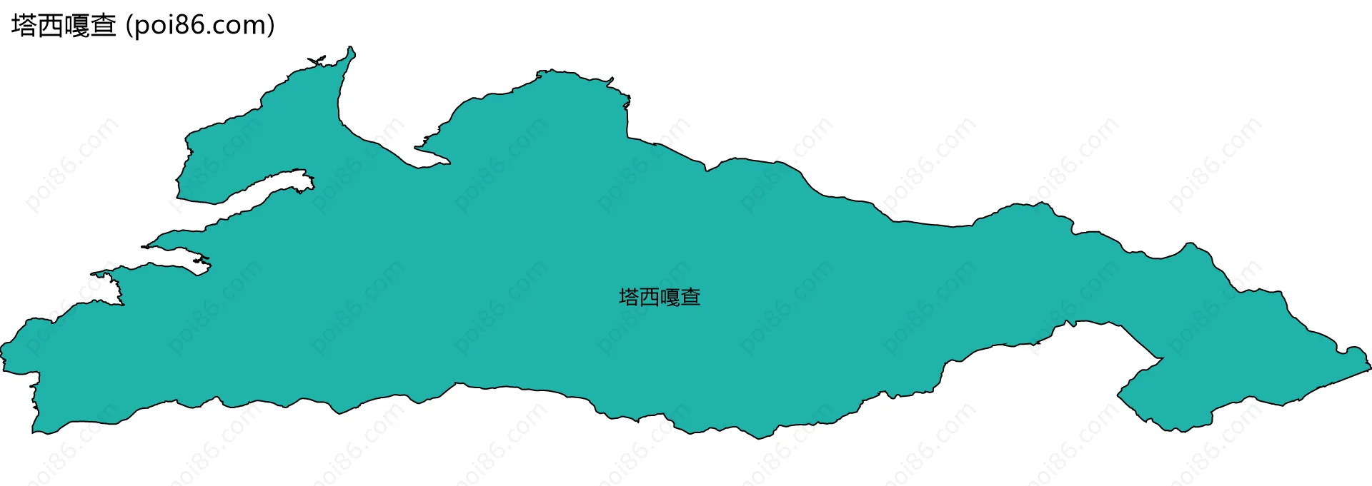 塔西嘎查边界地图