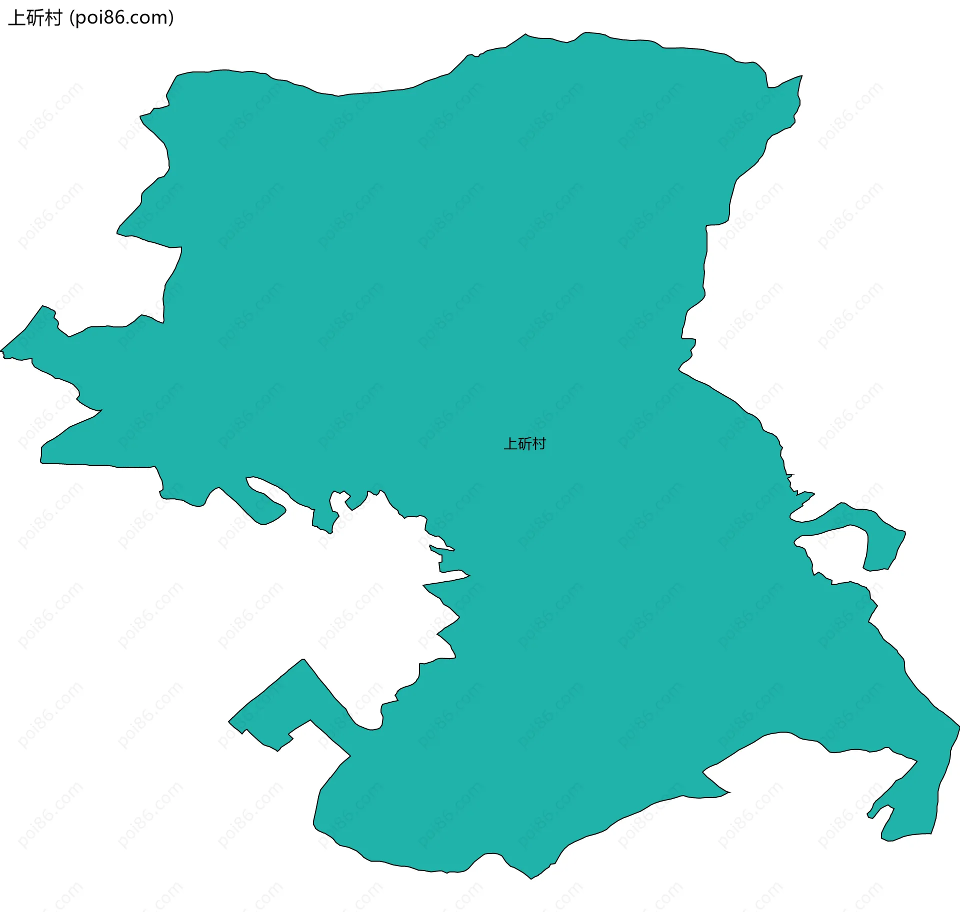 上斫村边界地图