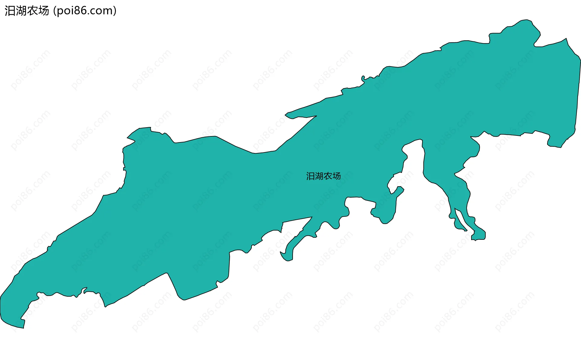 汨湖农场边界地图