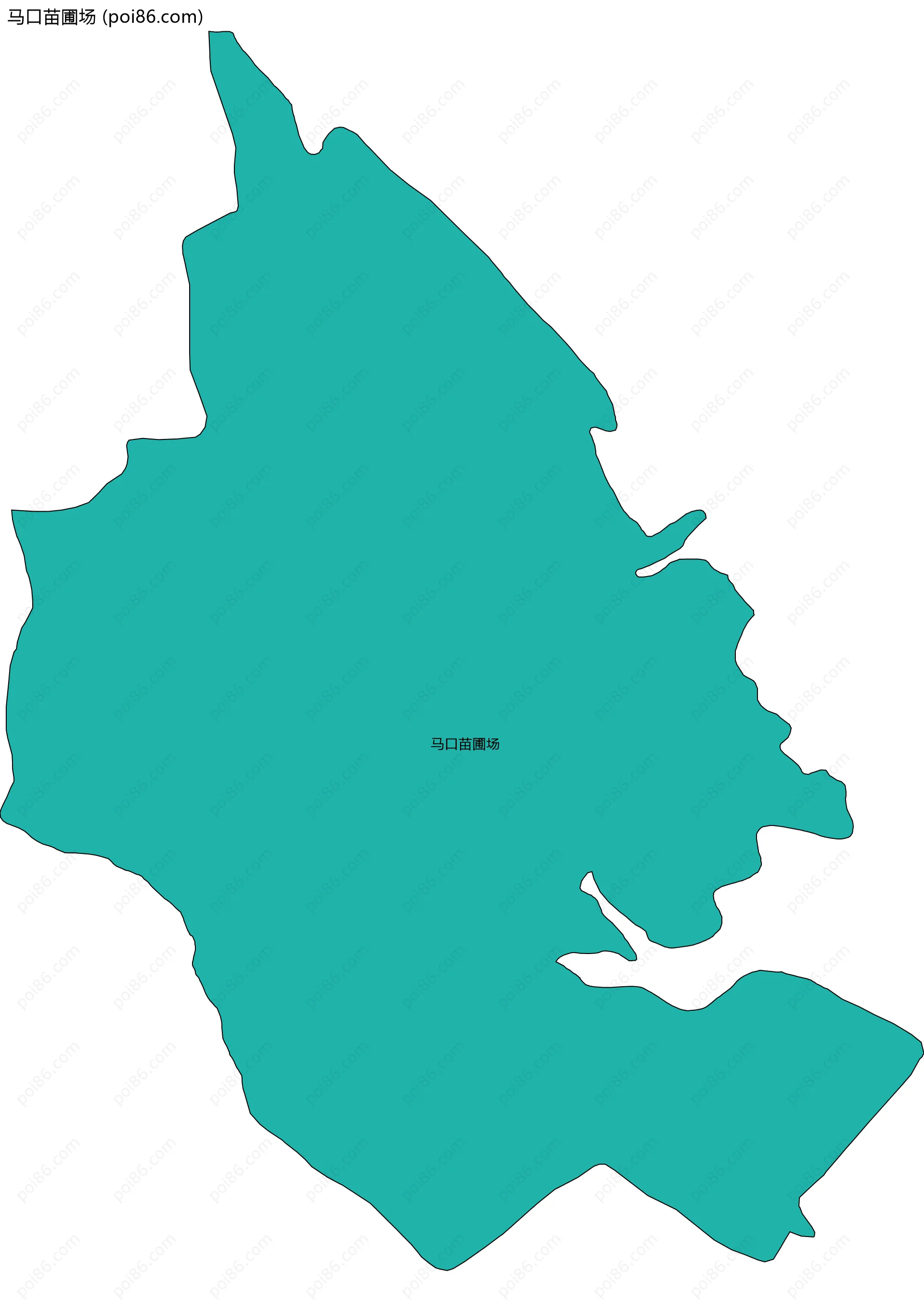 马口苗圃场边界地图