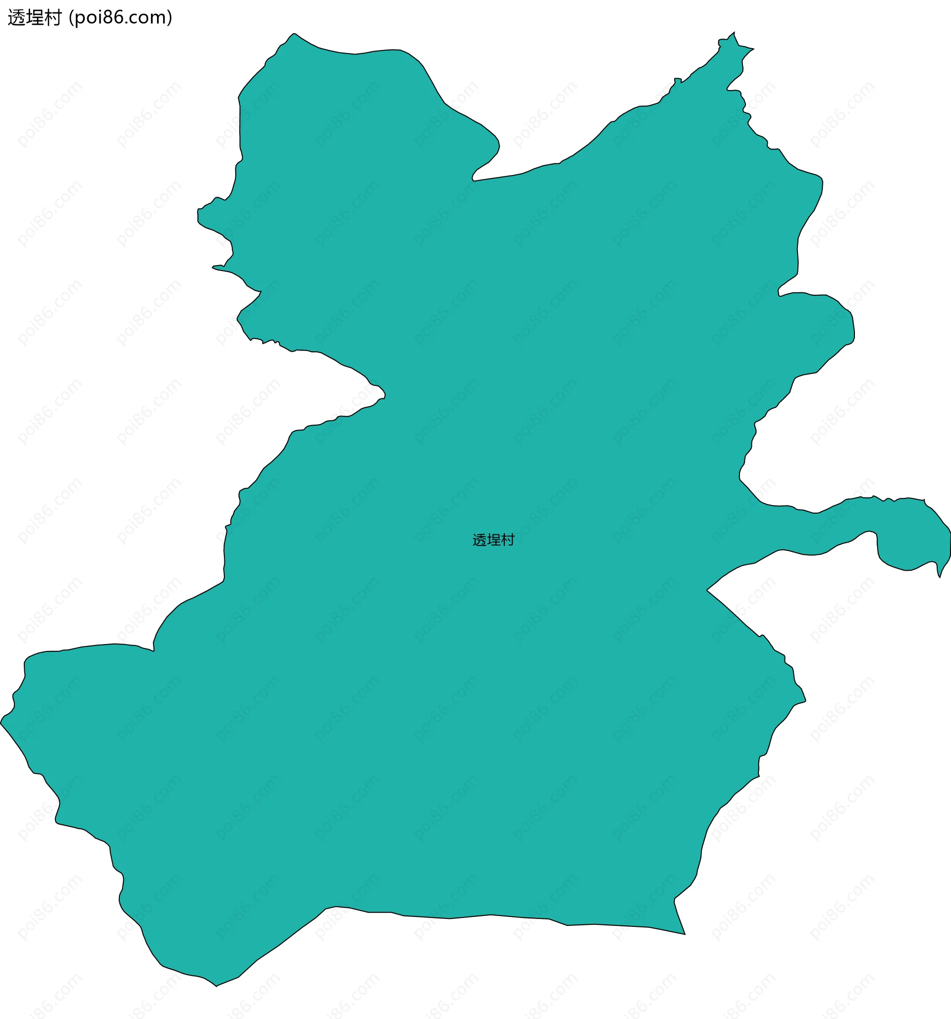 透埕村边界地图