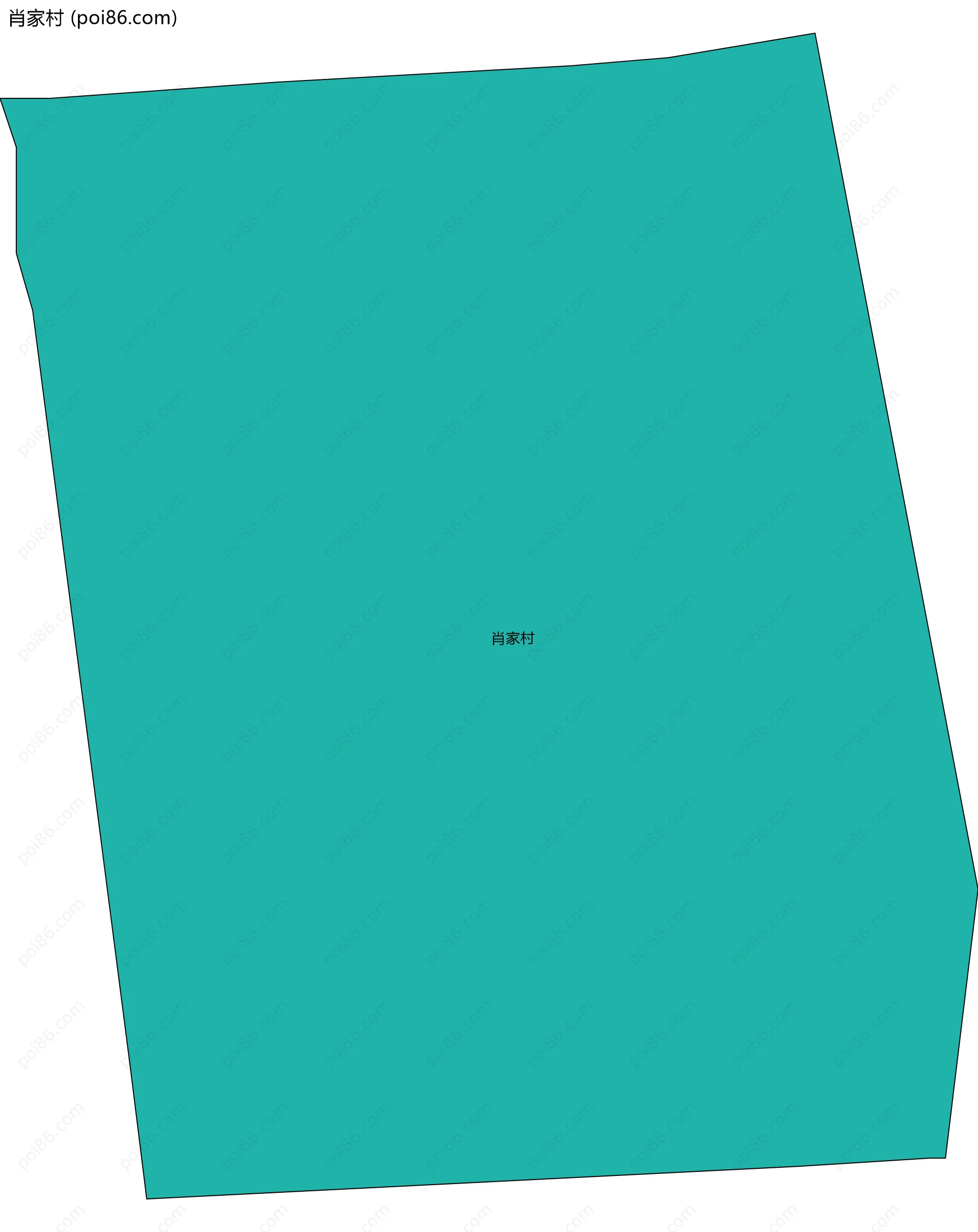 肖家村边界地图