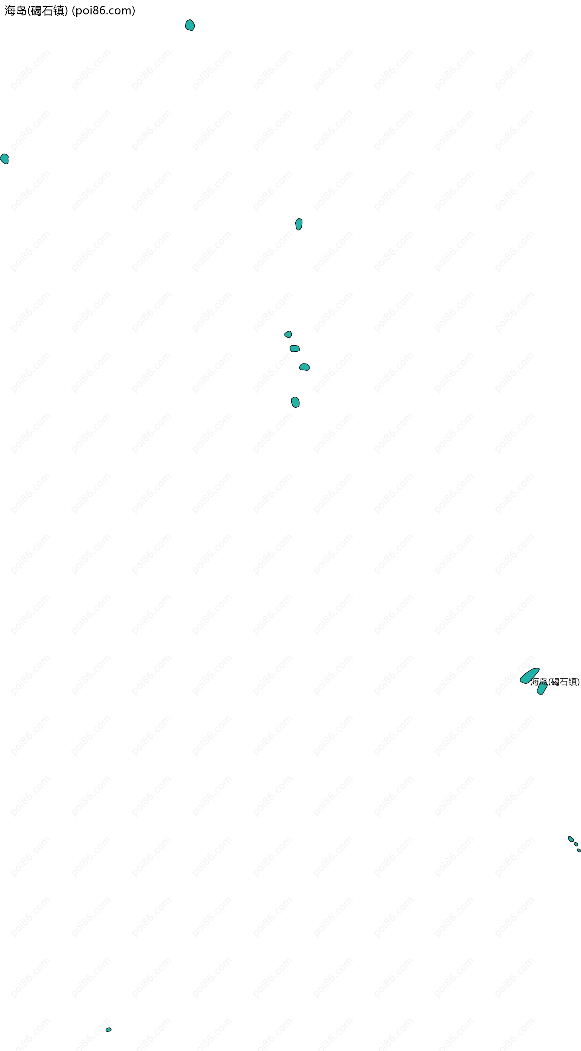 海岛(碣石镇)边界地图