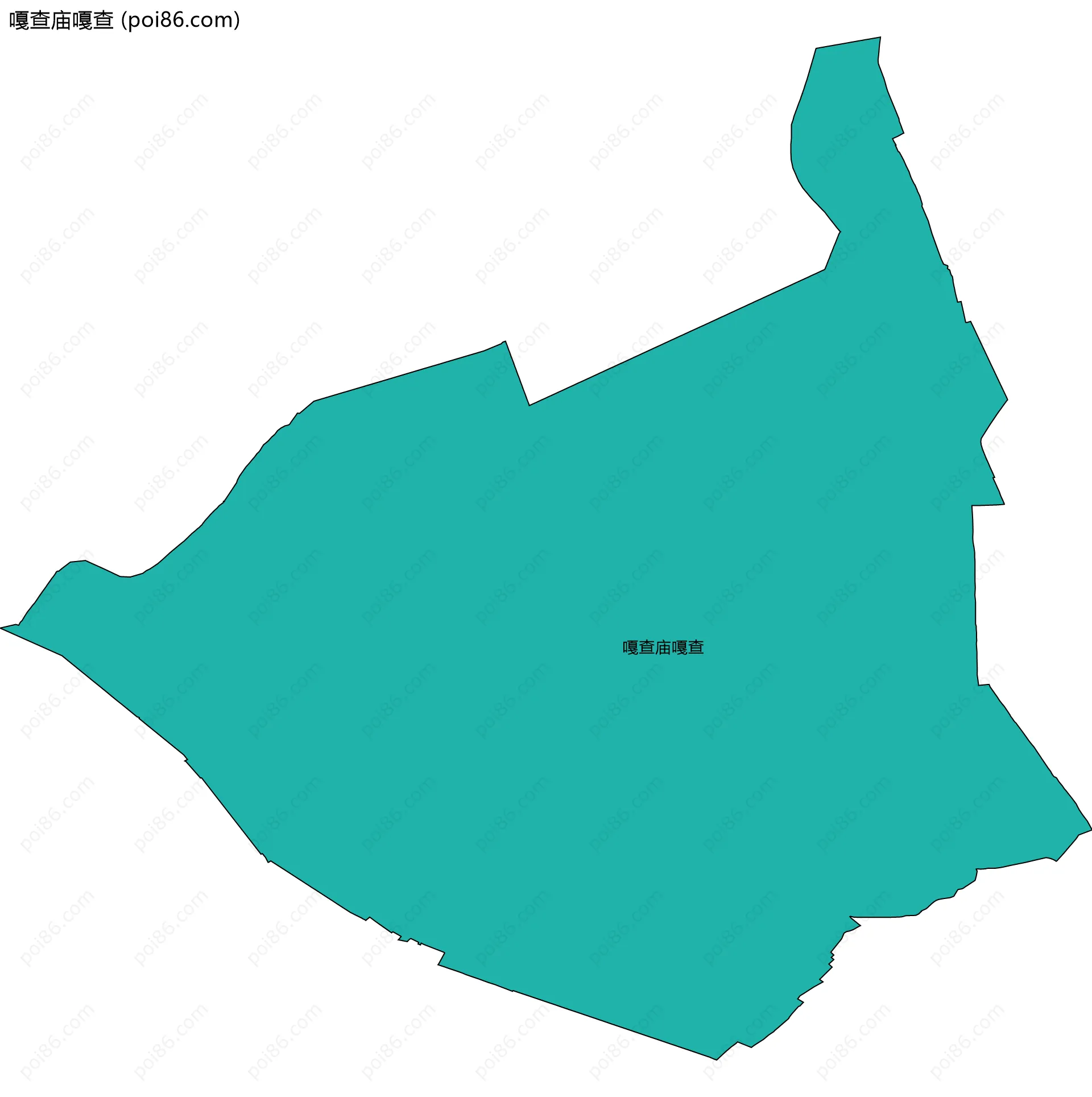 嘎查庙嘎查边界地图