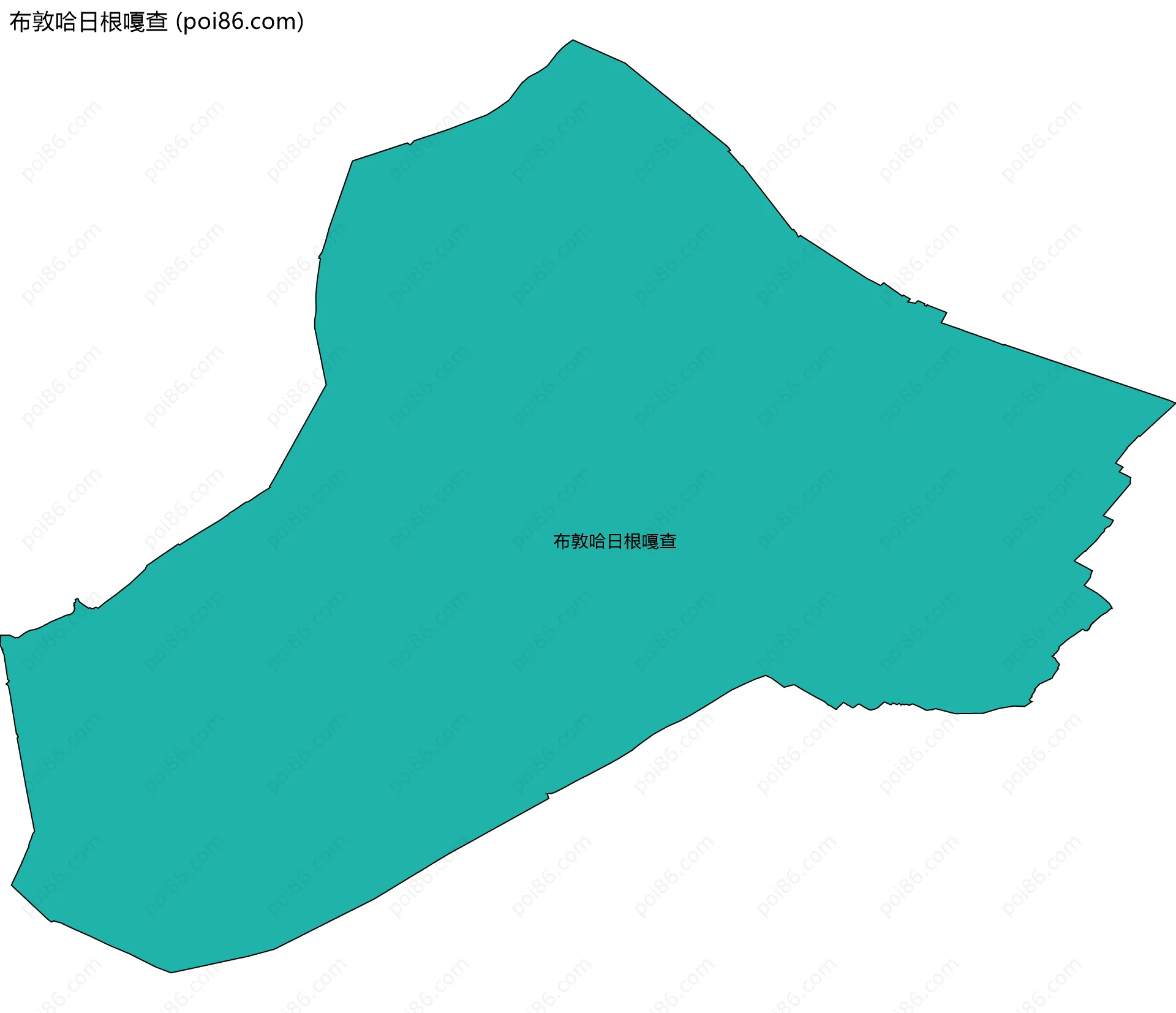 布敦哈日根嘎查边界地图