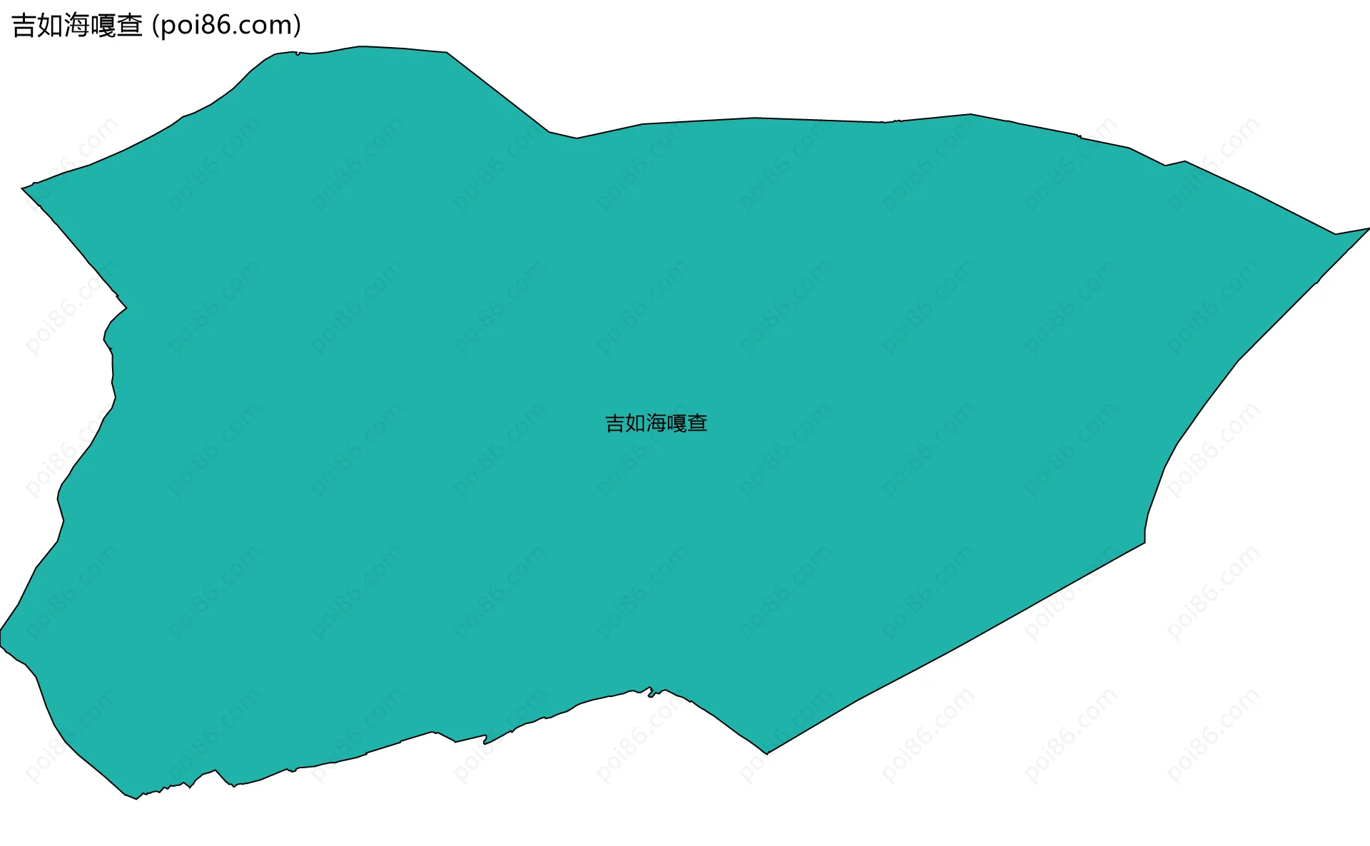 吉如海嘎查边界地图