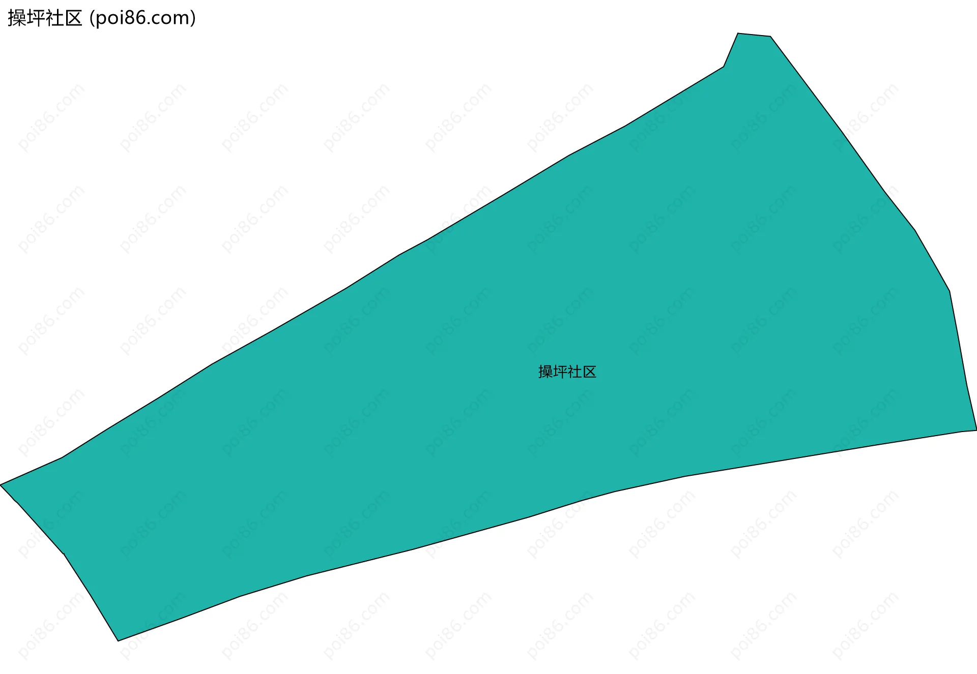 操坪社区边界地图
