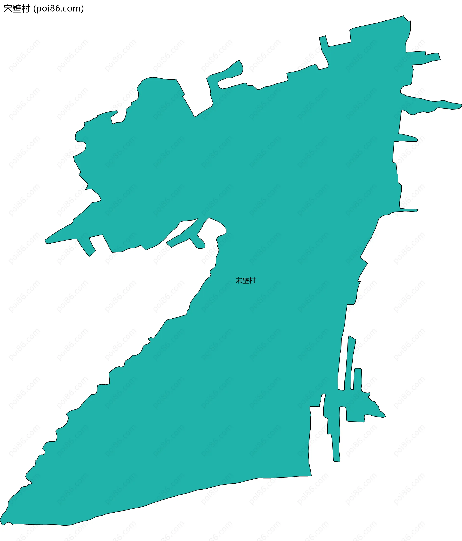宋壁村边界地图