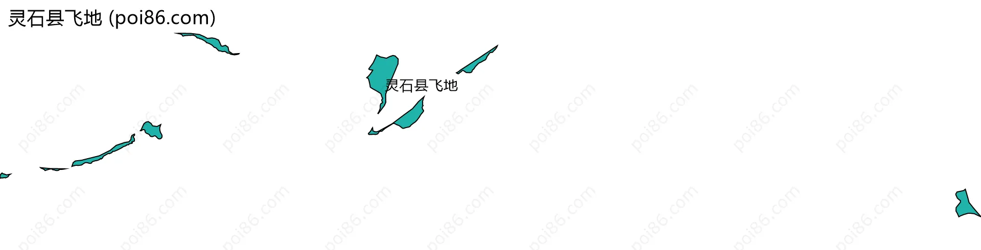 灵石县飞地边界地图