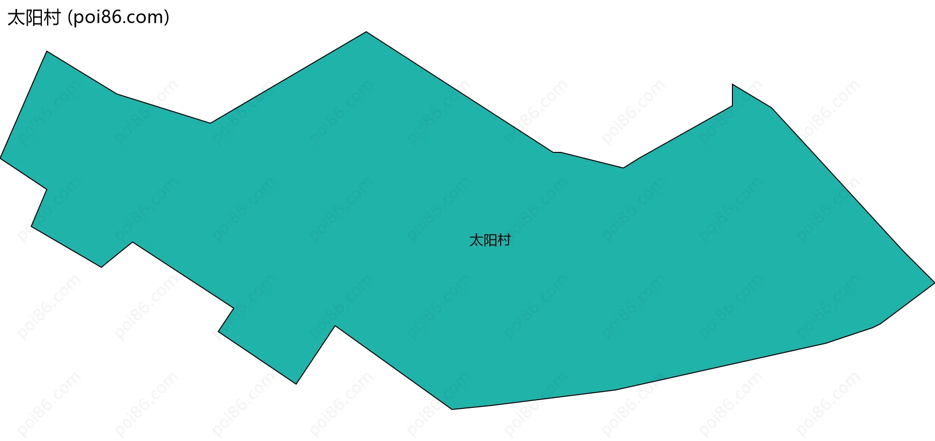 太阳村边界地图