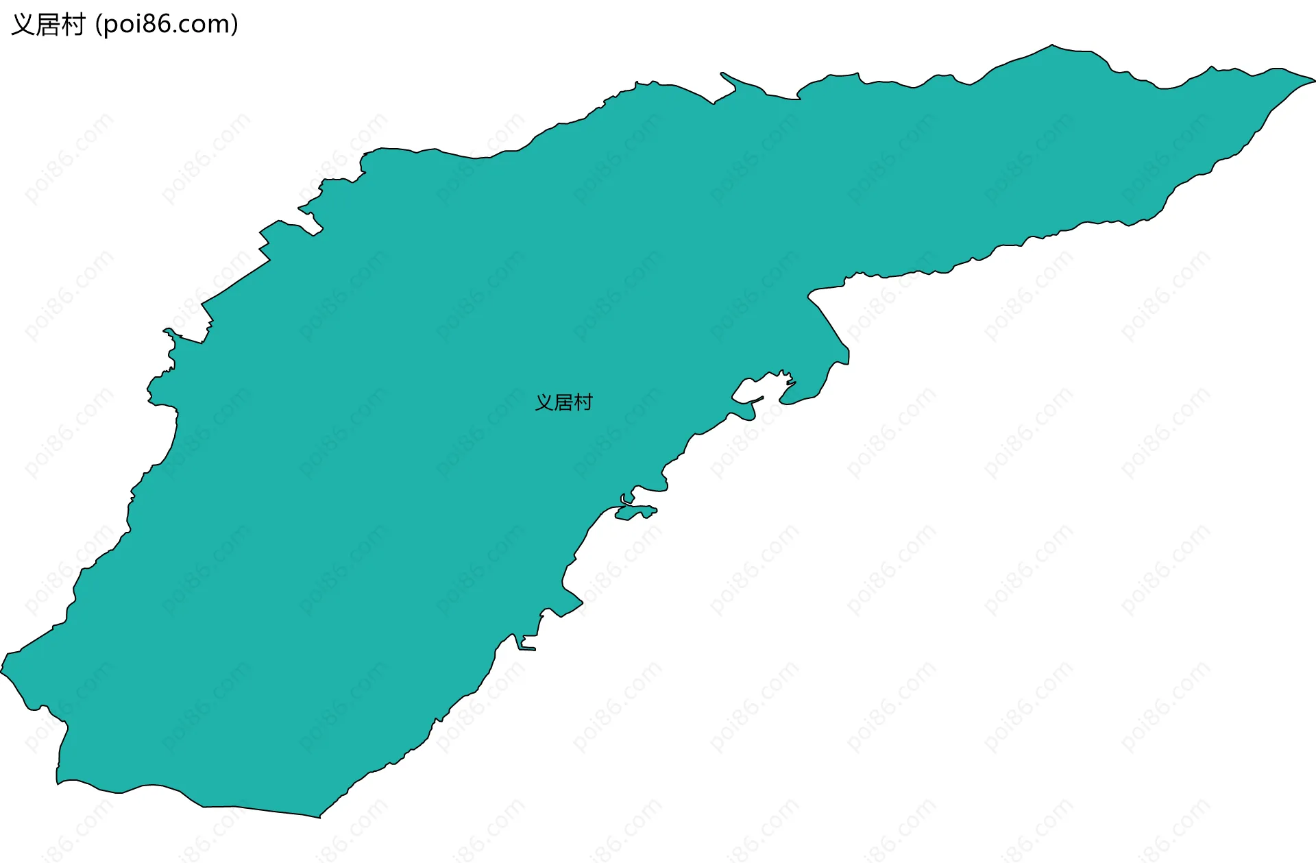 义居村边界地图