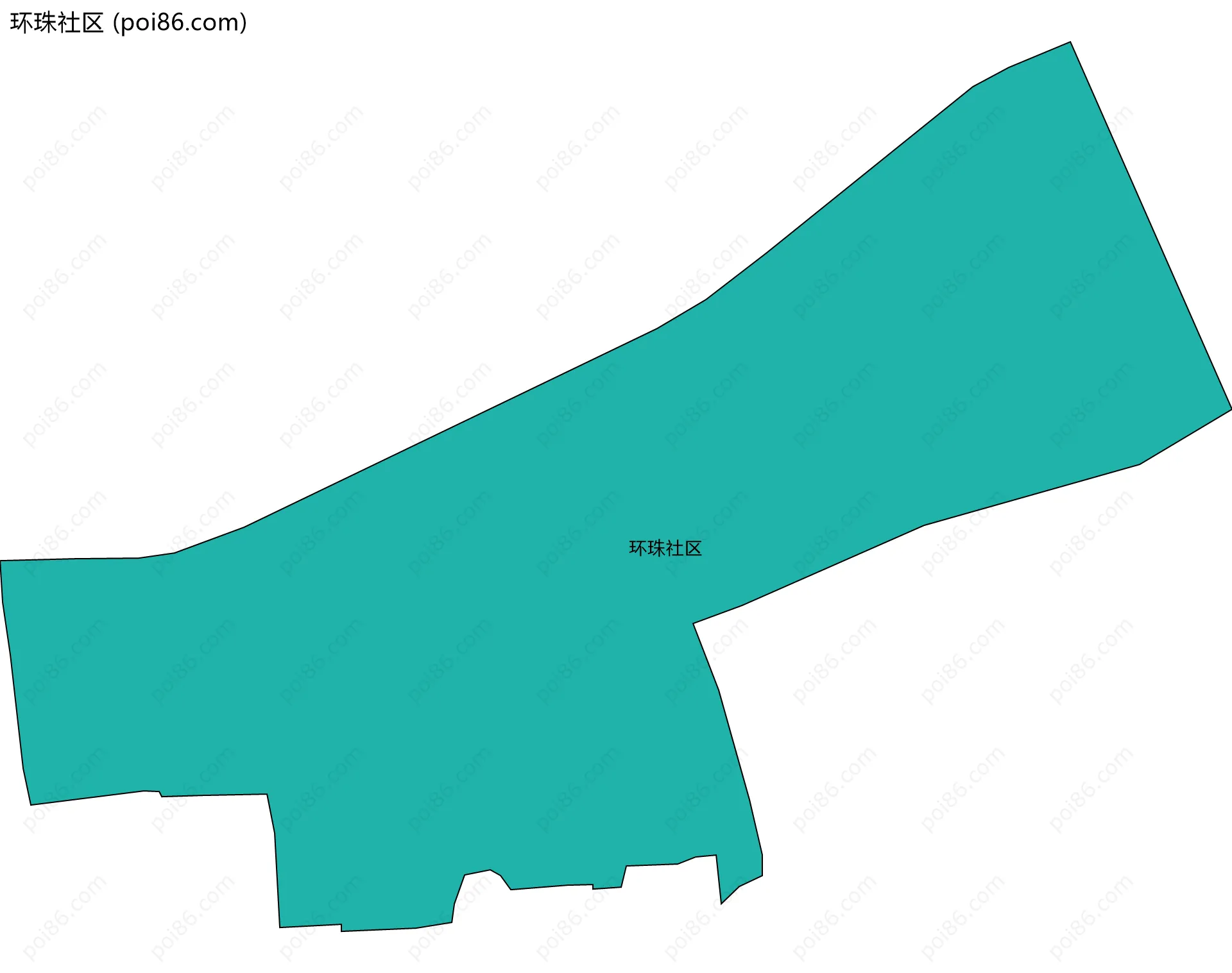 环珠社区边界地图
