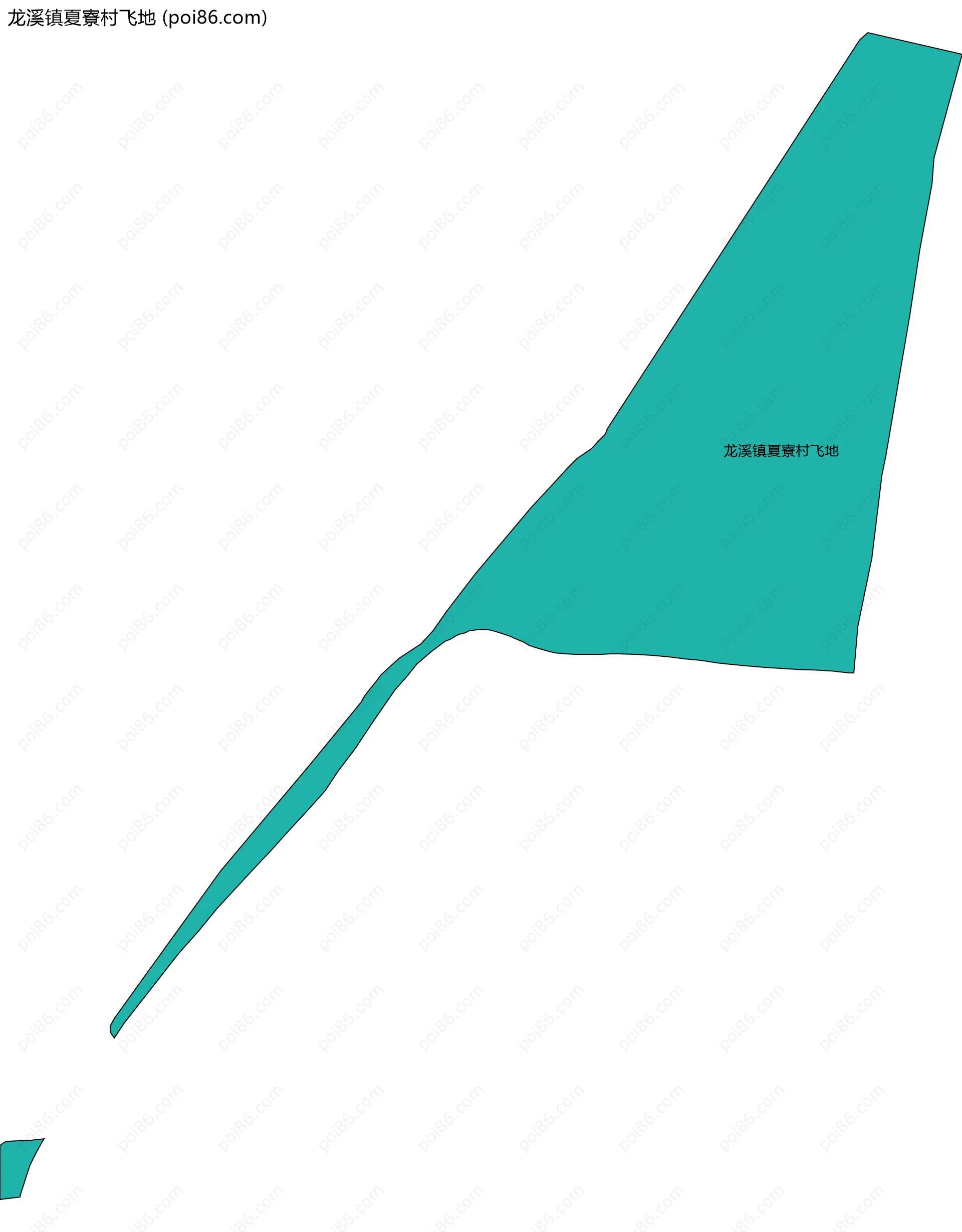 龙溪镇夏寮村飞地边界地图