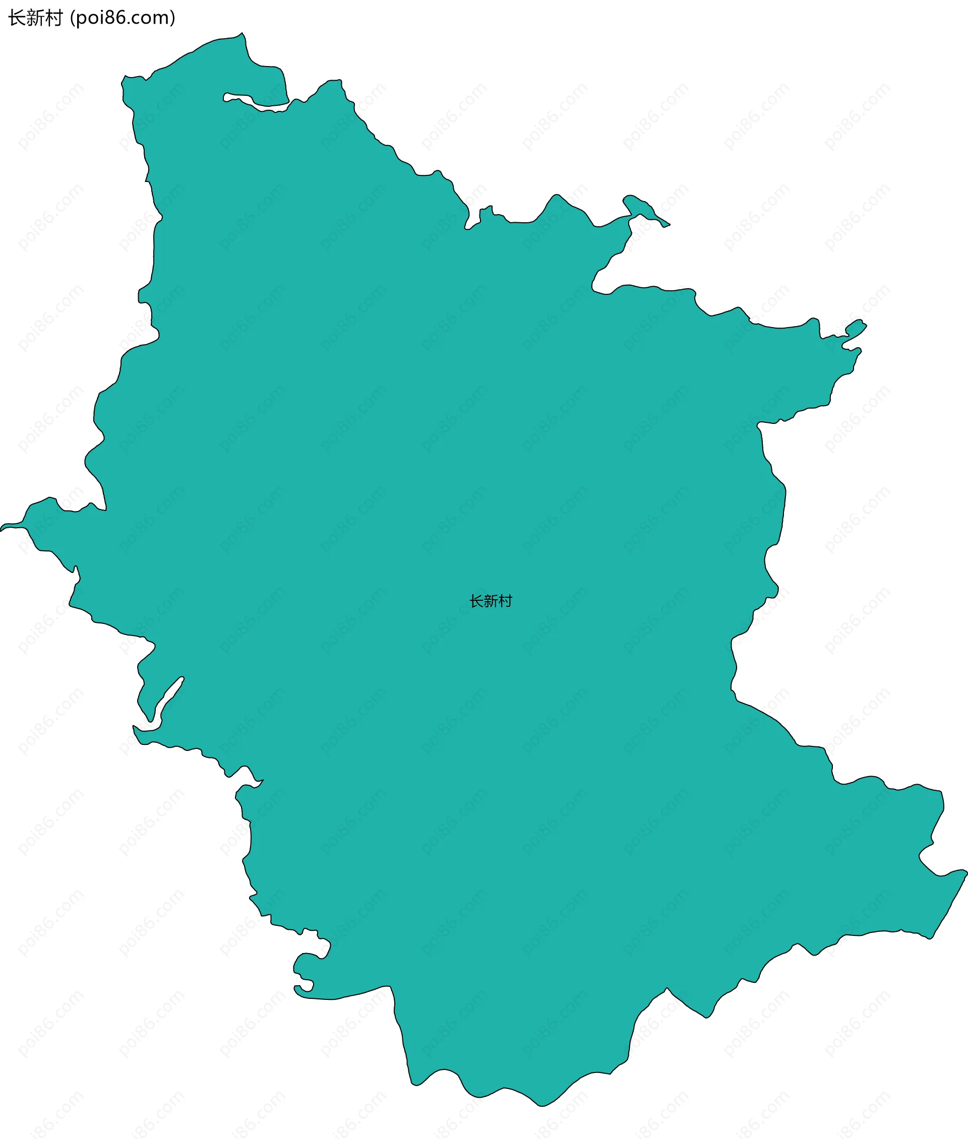 长新村边界地图