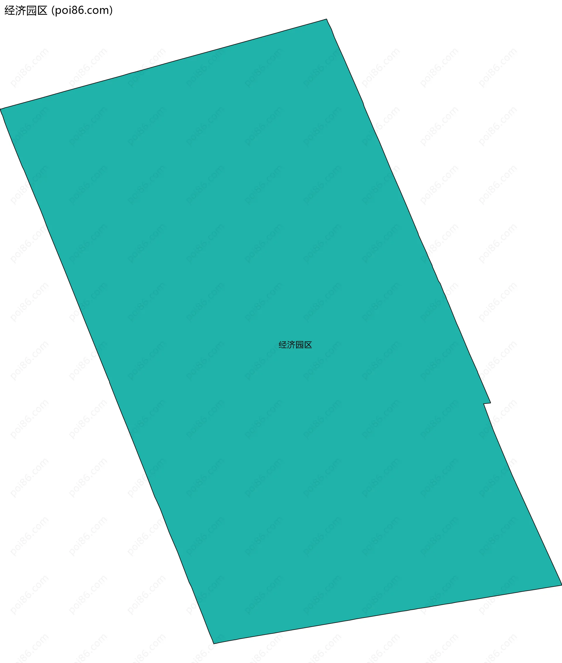 经济园区边界地图