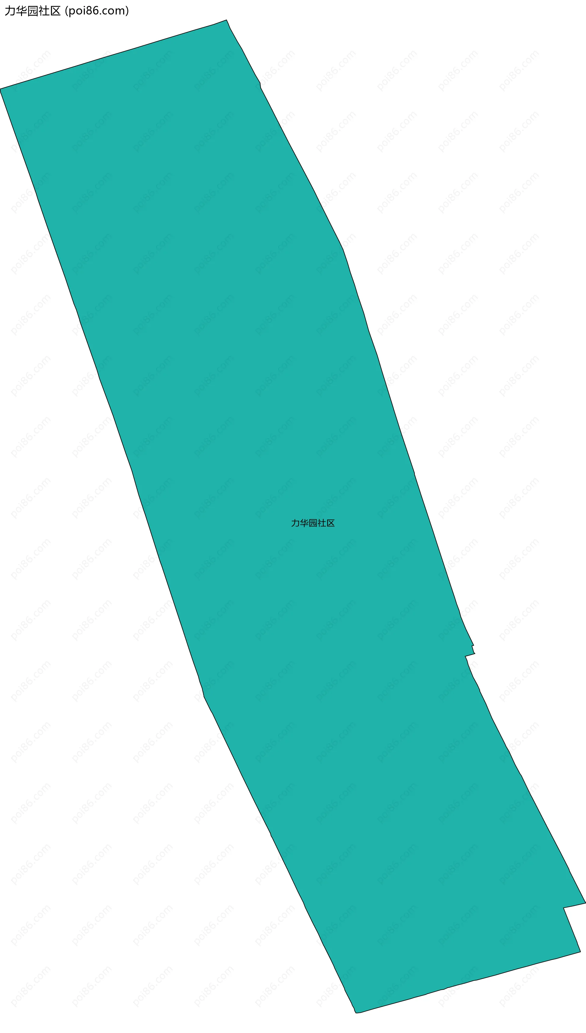 力华园社区边界地图